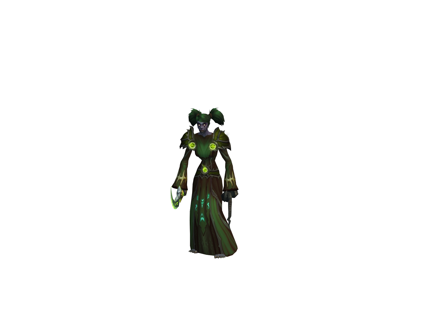 Lowiqferal 3D character render