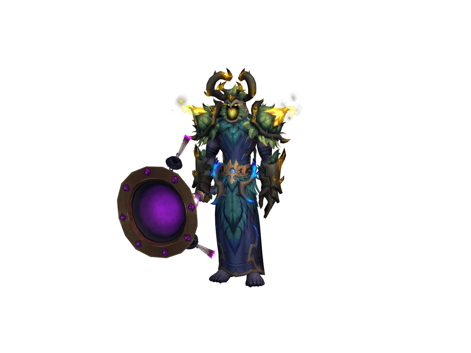Drugoku 3D character render