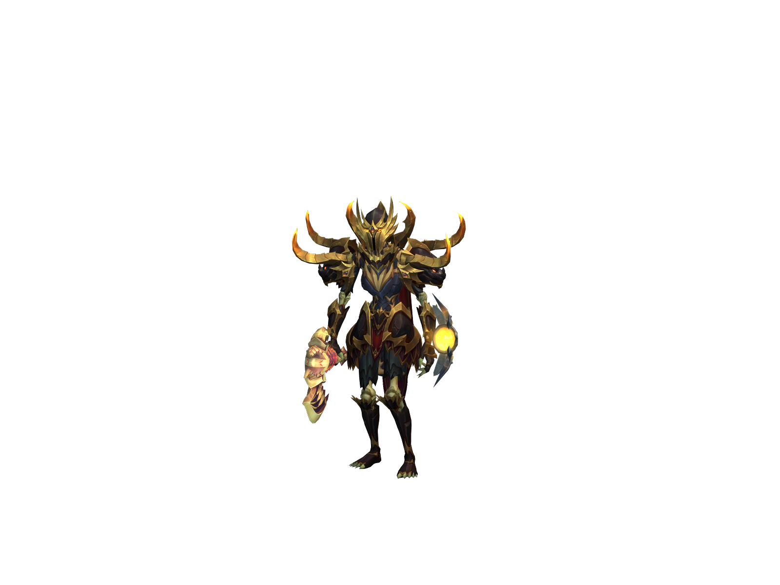 Unholdmann 3D character render