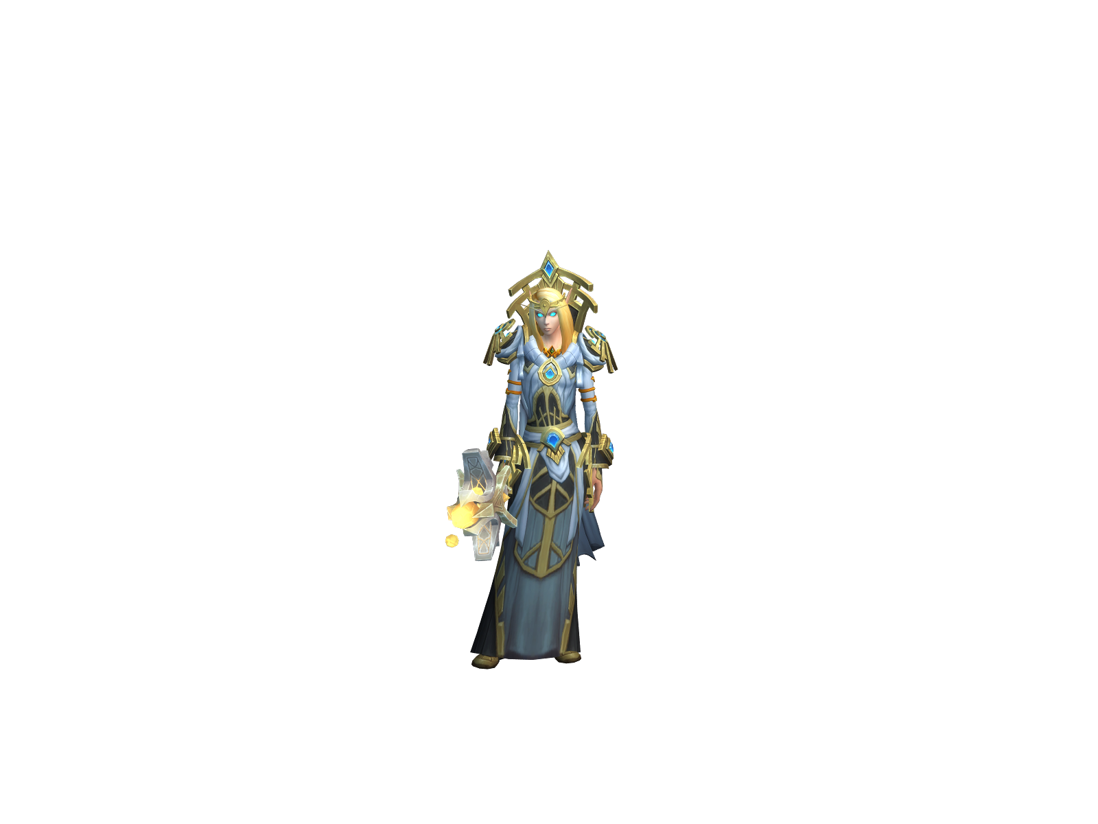 Asrja 3D character render