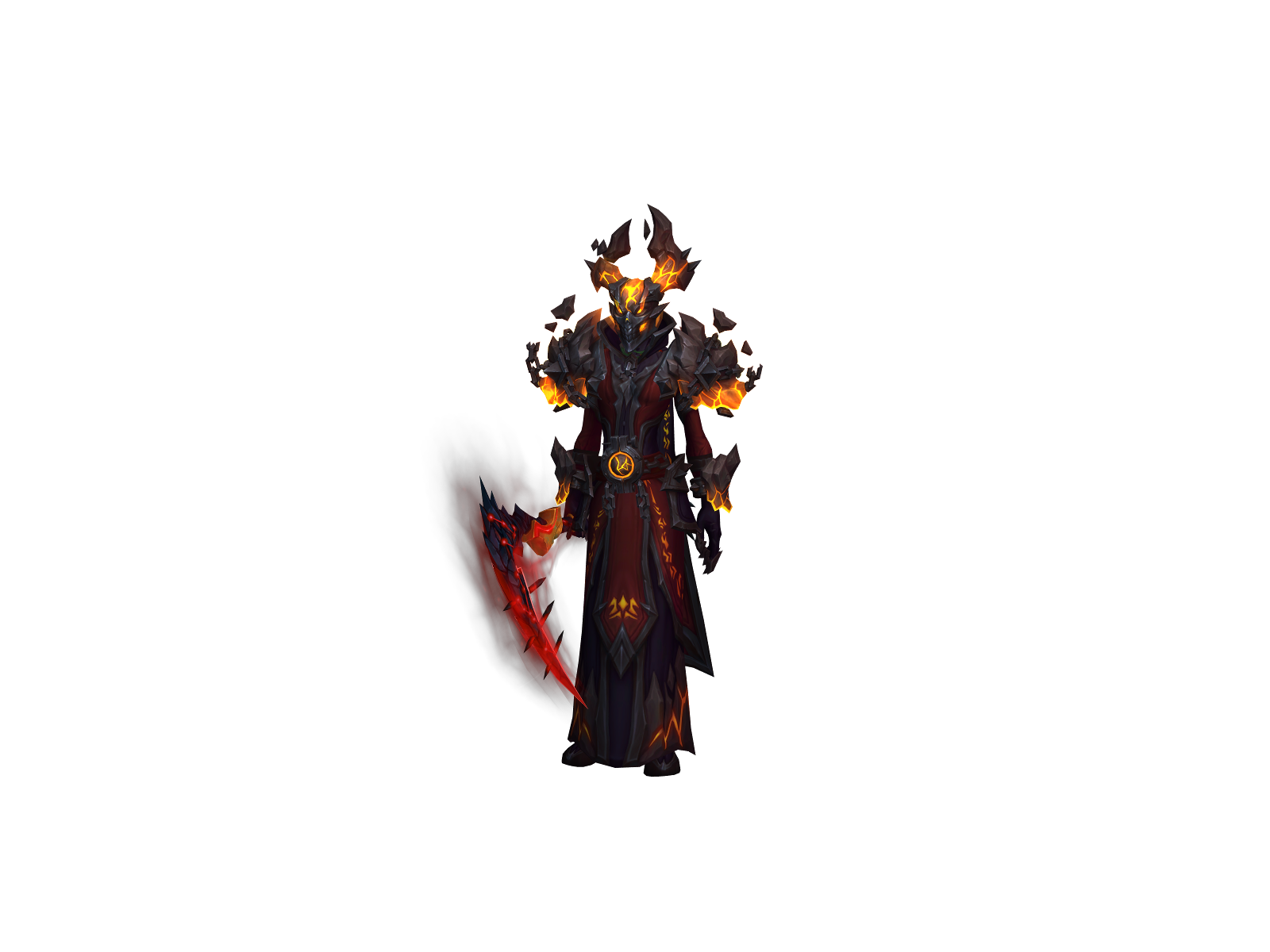 Perkylock 3D character render