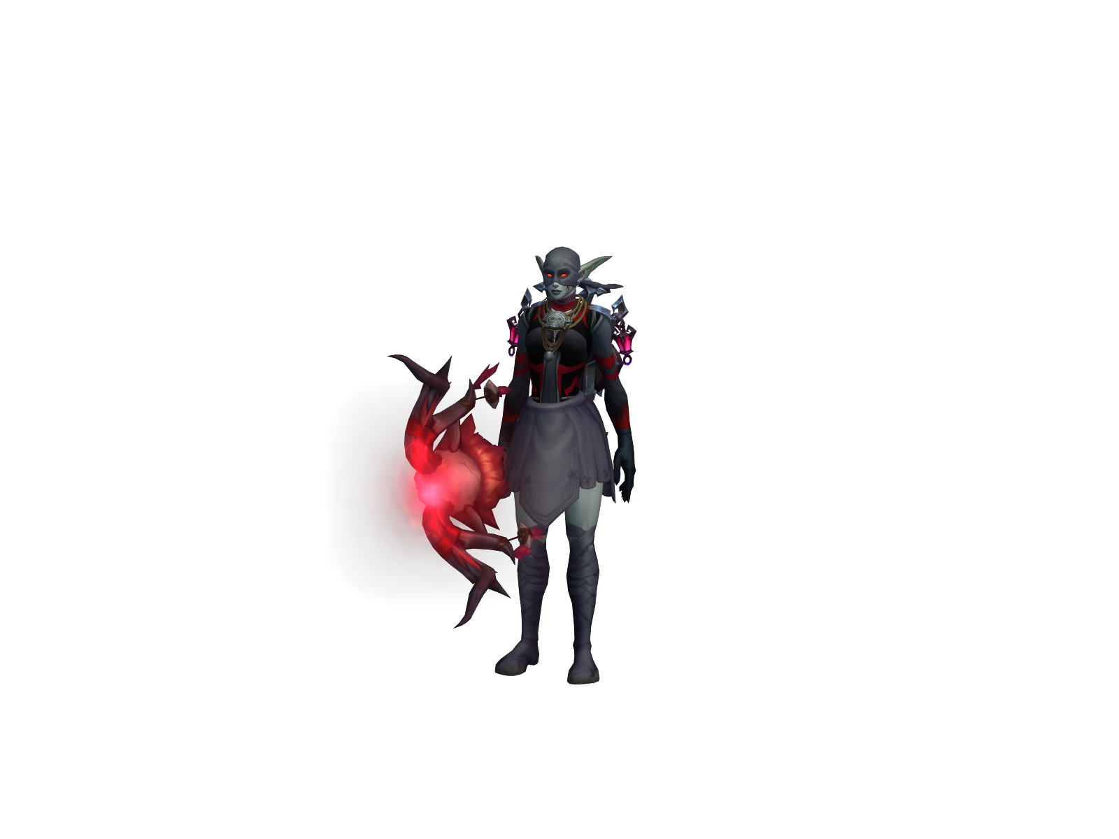 Lunalino 3D character render
