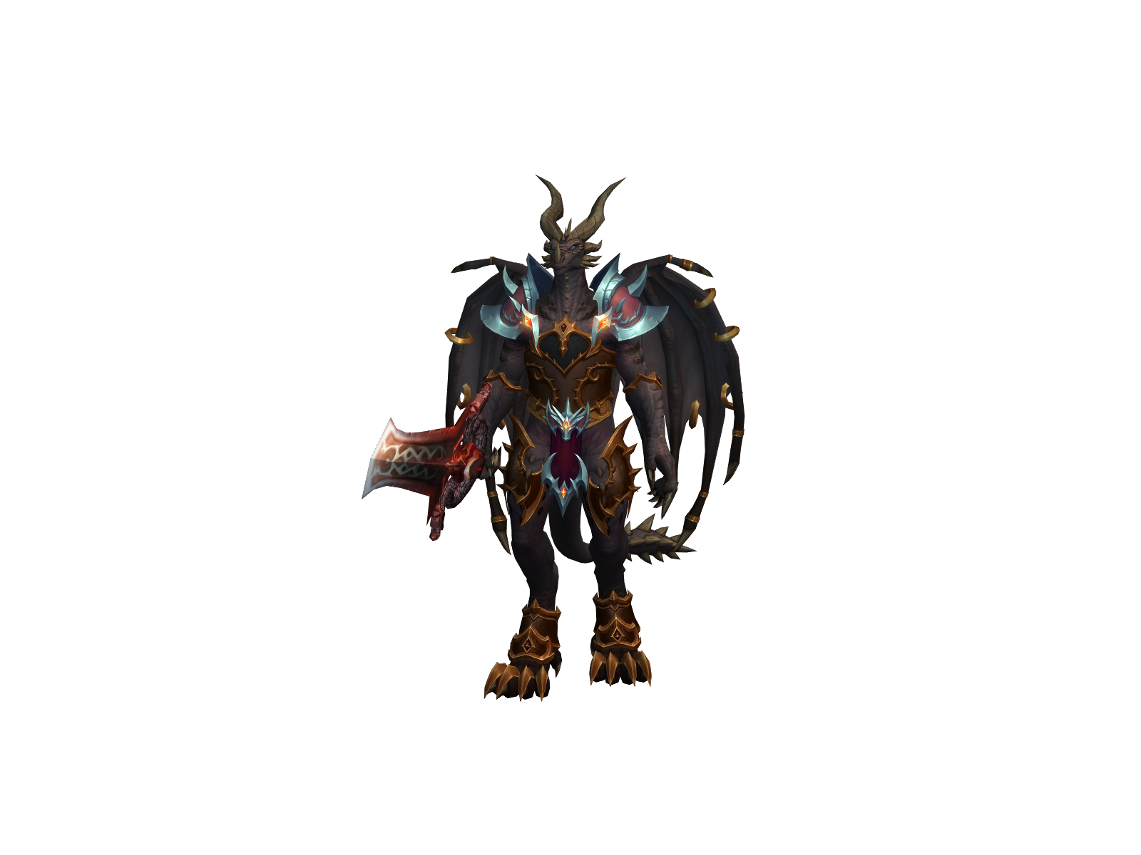 Trischar 3D character render
