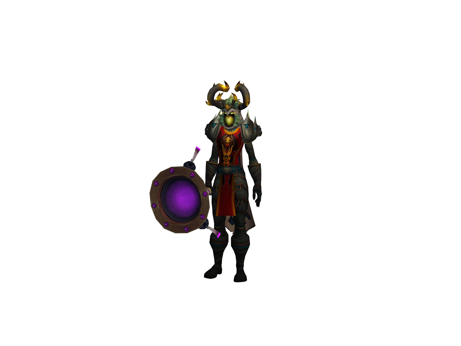Psytrance 3D character render