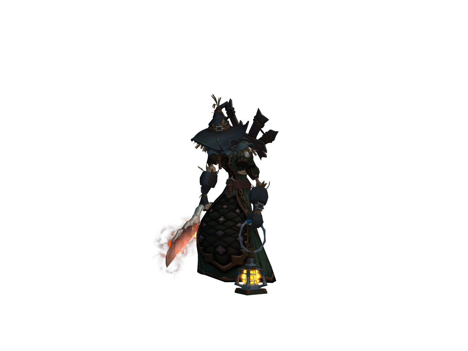 Ainzoaalgown 3D character render