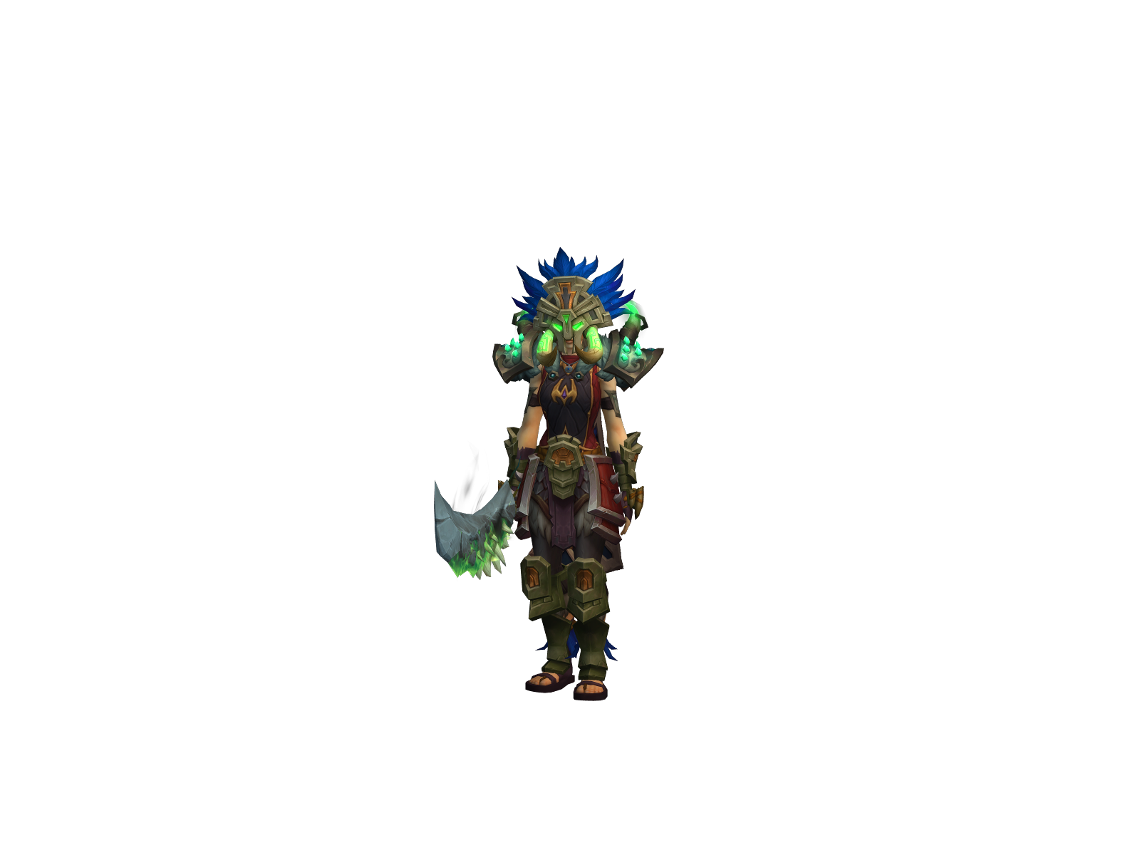 Blackbiird 3D character render