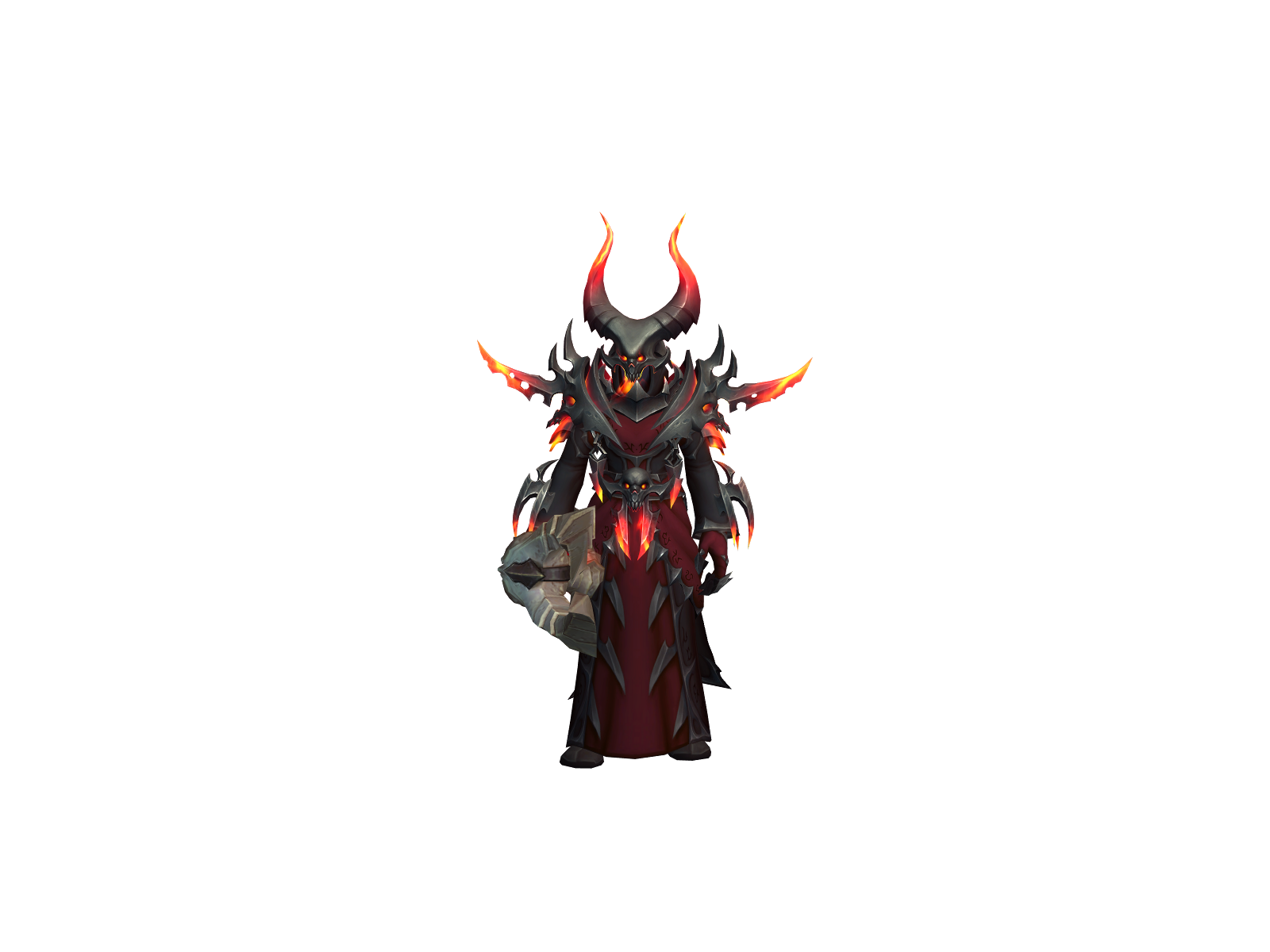Locknom 3D character render