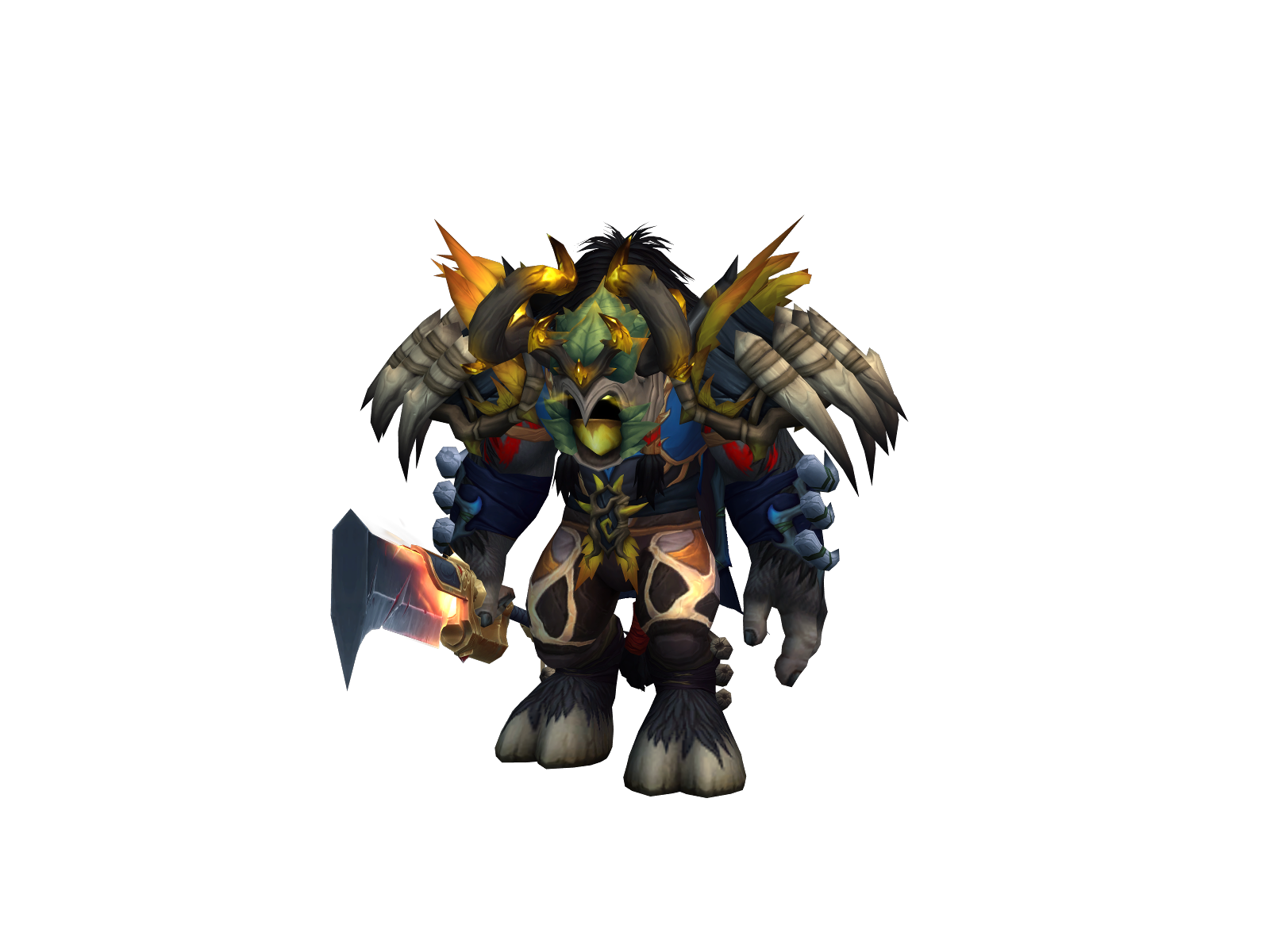 Bomberbloom 3D character render