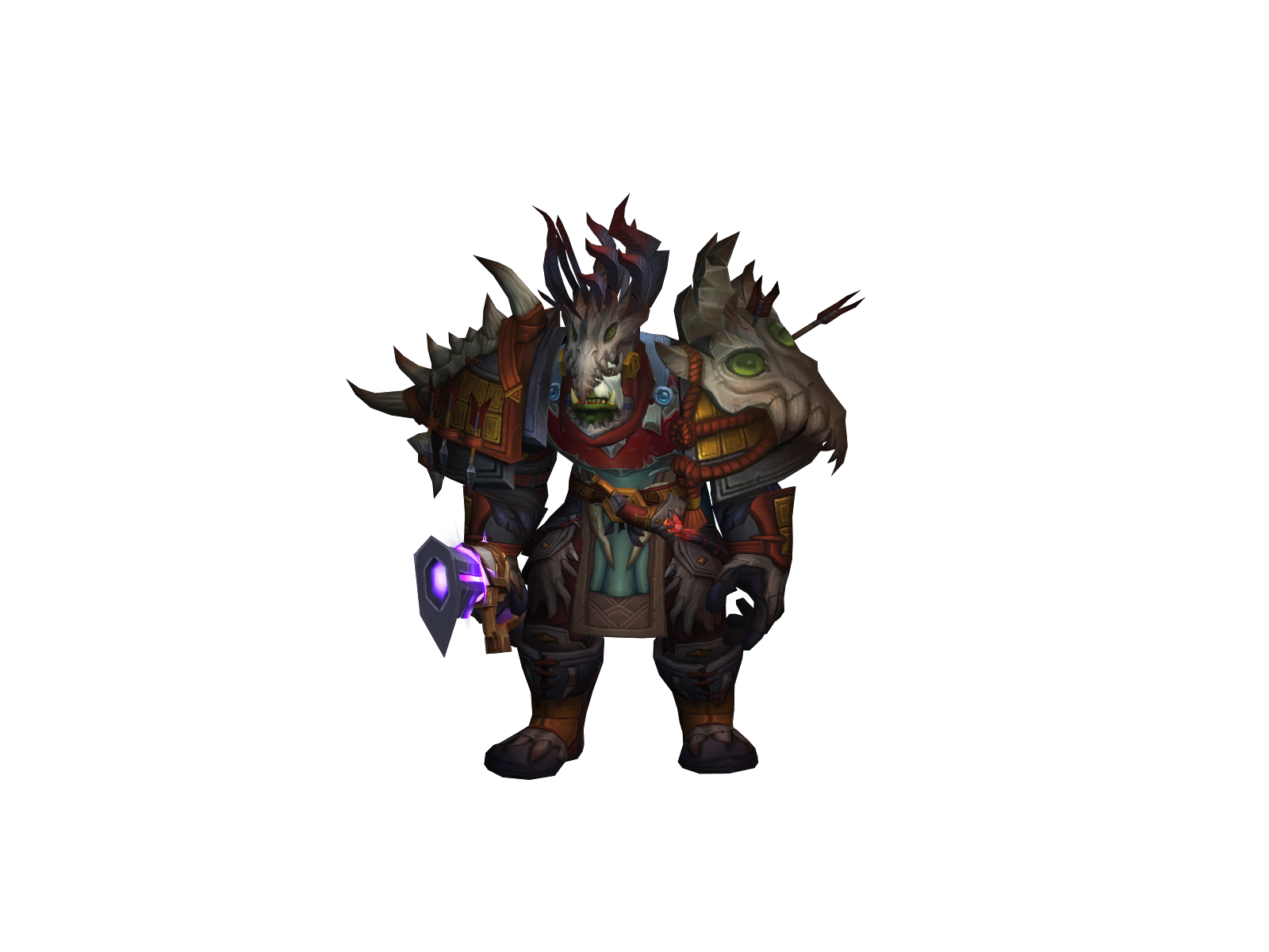 Trenbô 3D character render