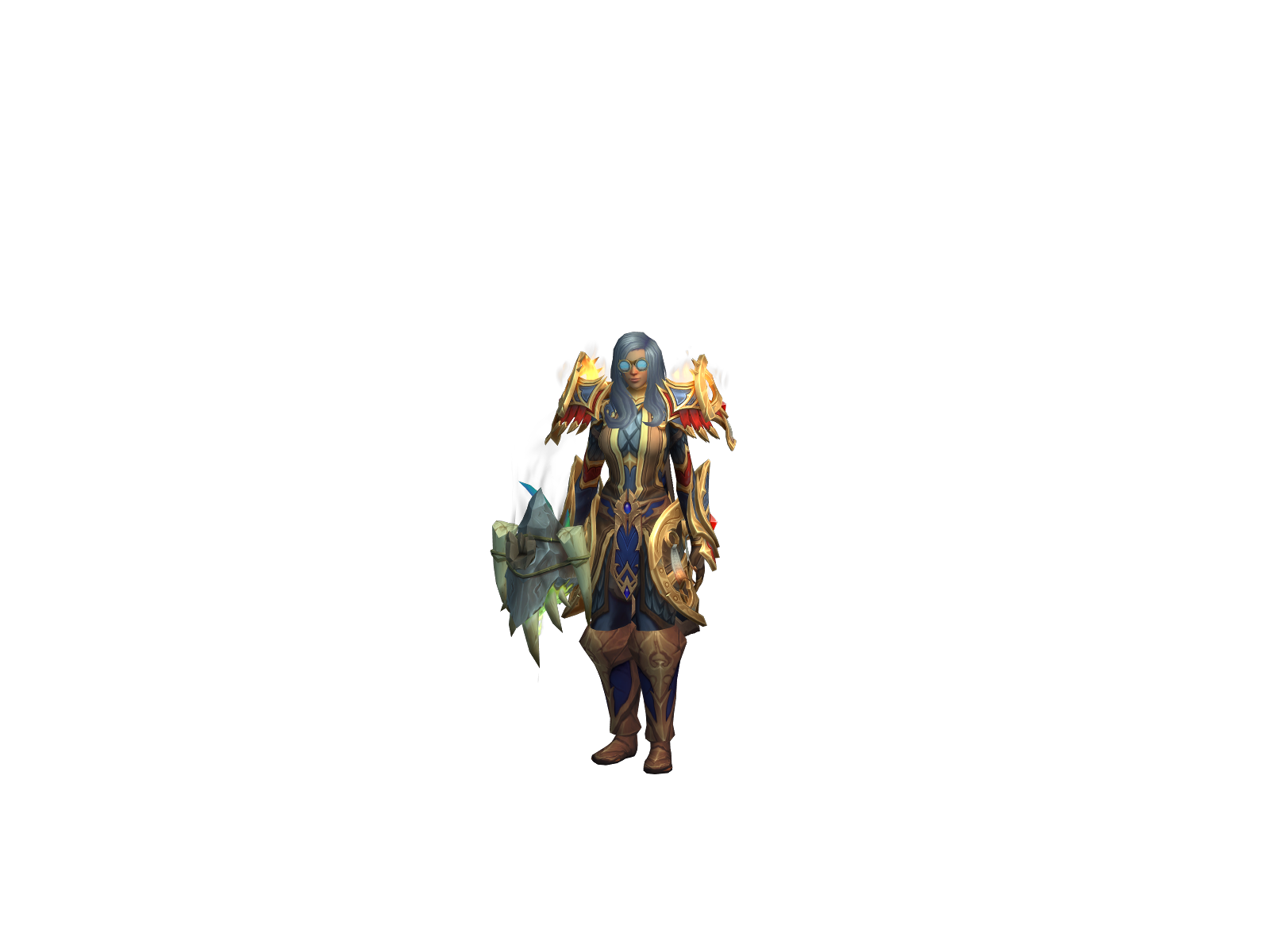 Rexel 3D character render