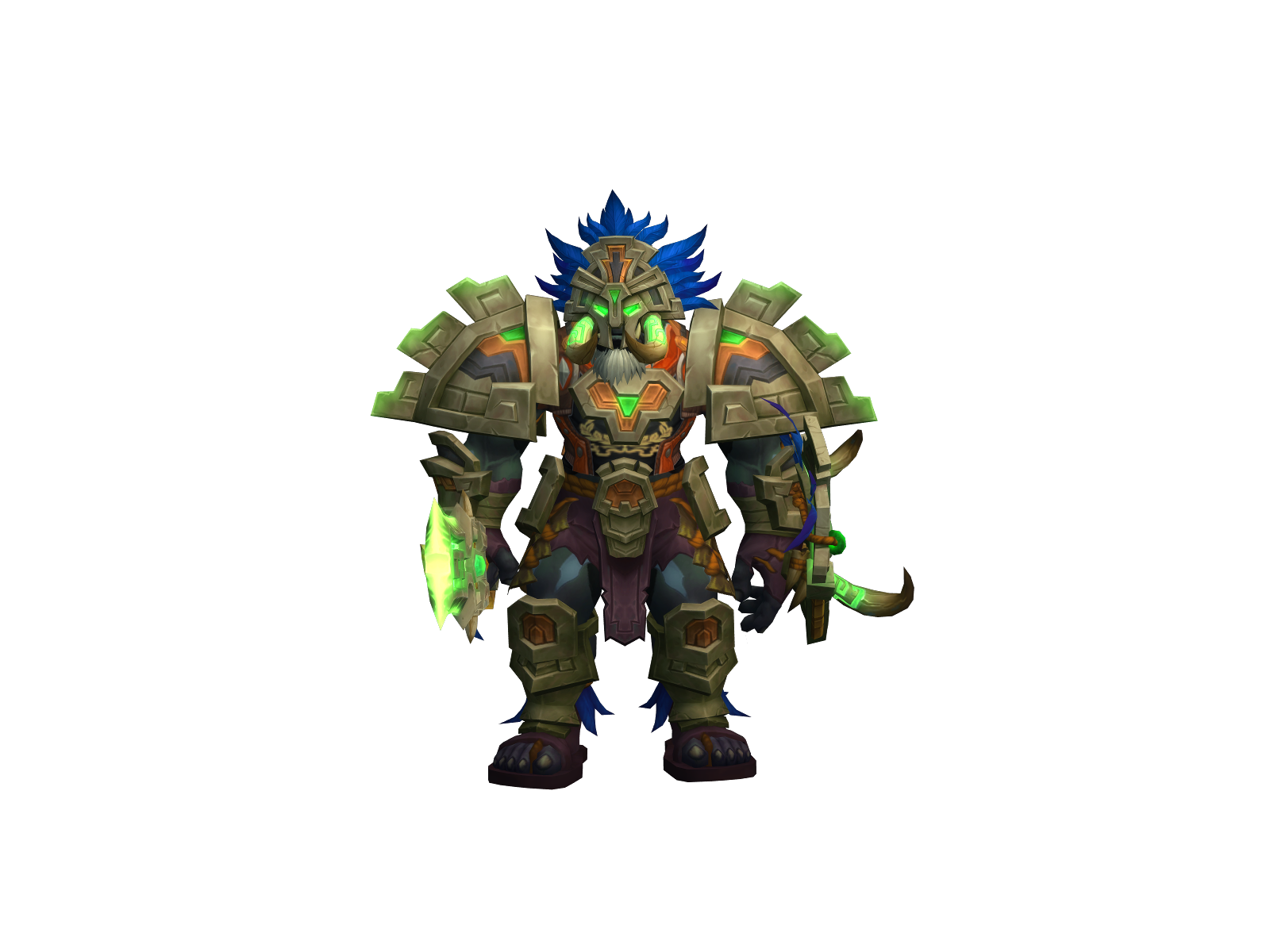 Mywar 3D character render