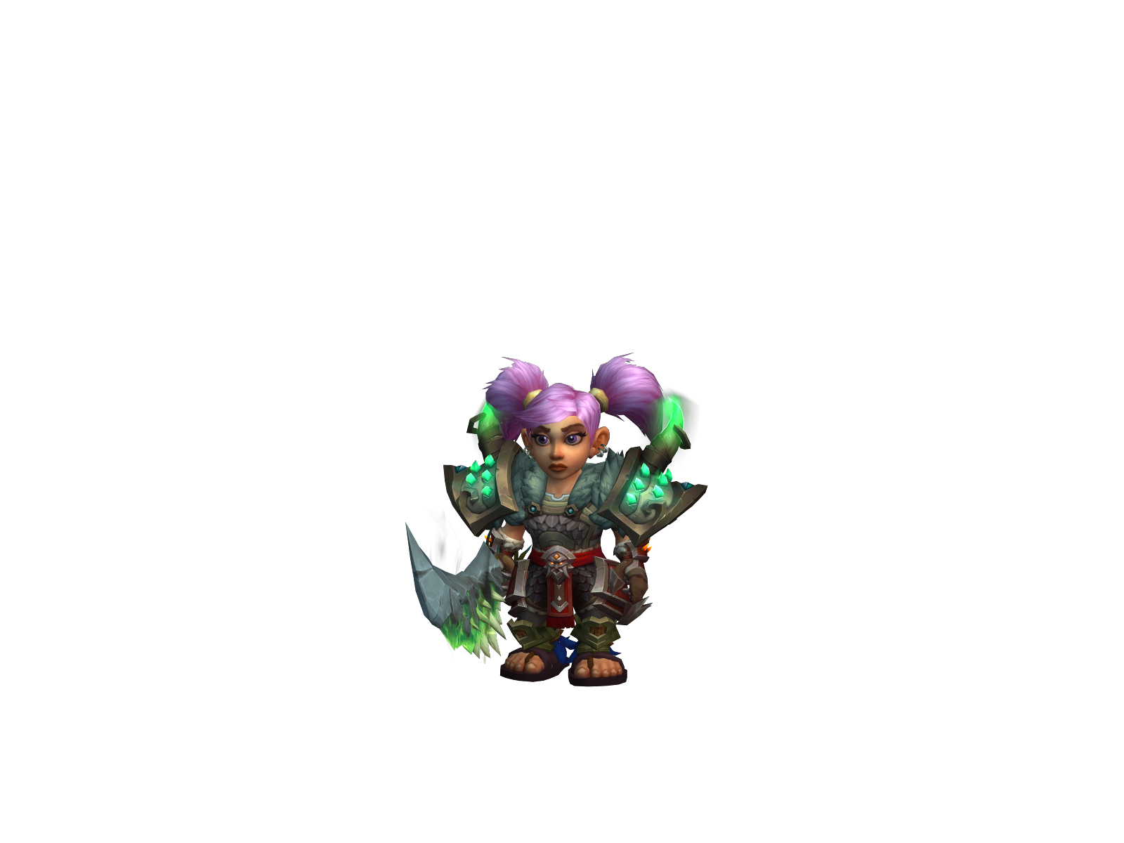 Carriezugzug 3D character render