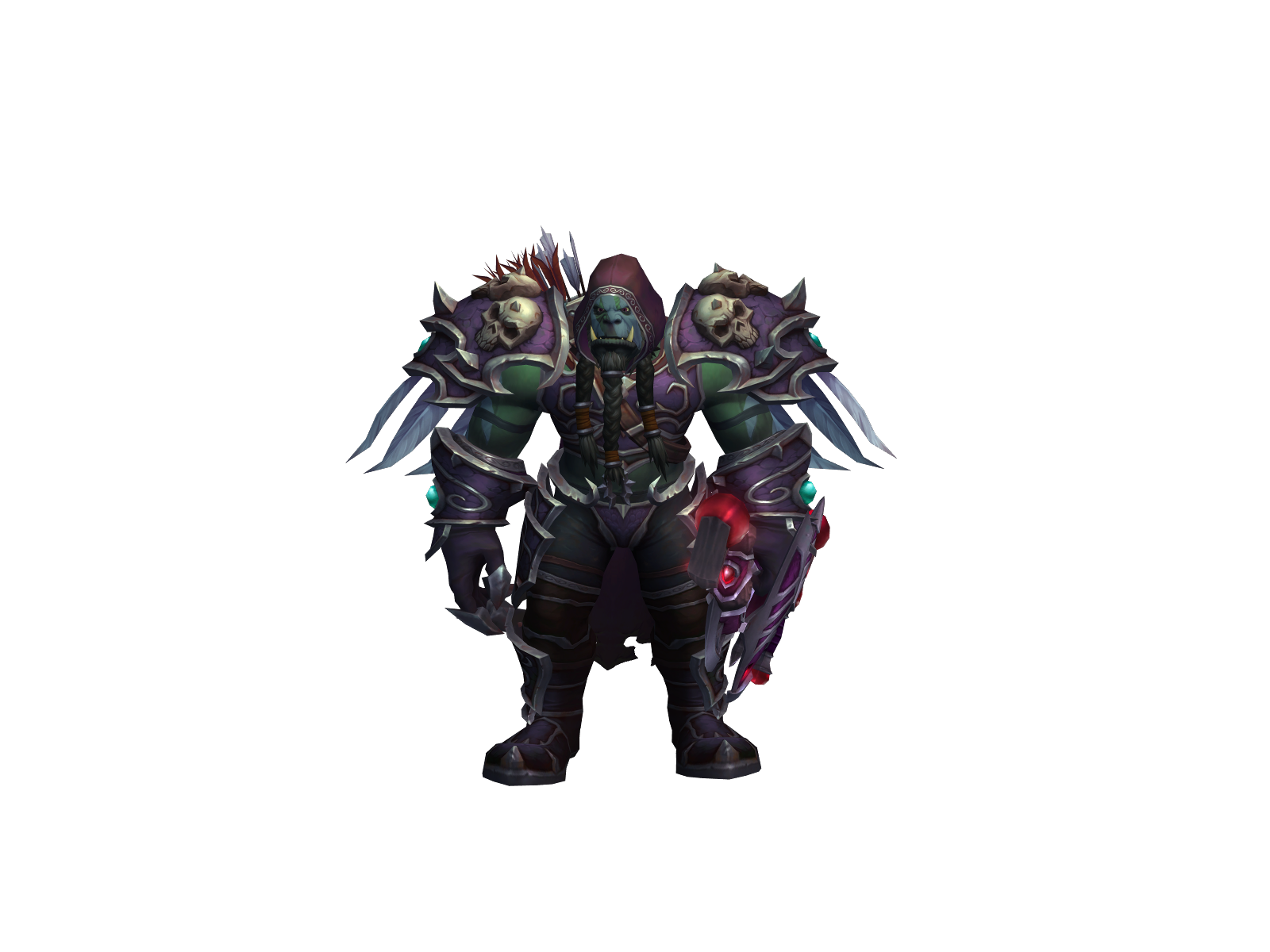 Memoabî 3D character render