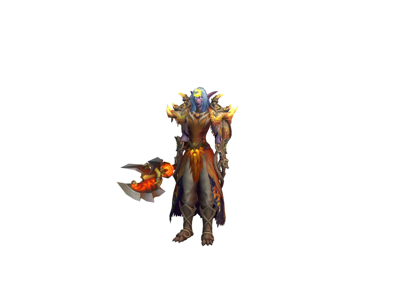 Caír 3D character render