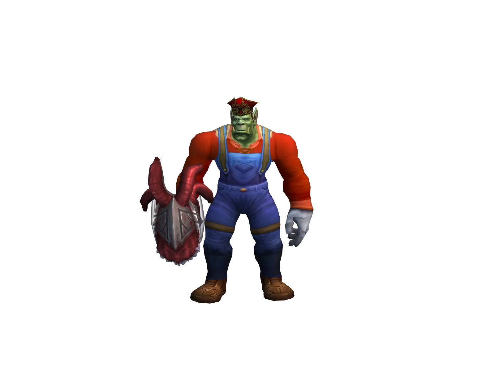 Broto 3D character render