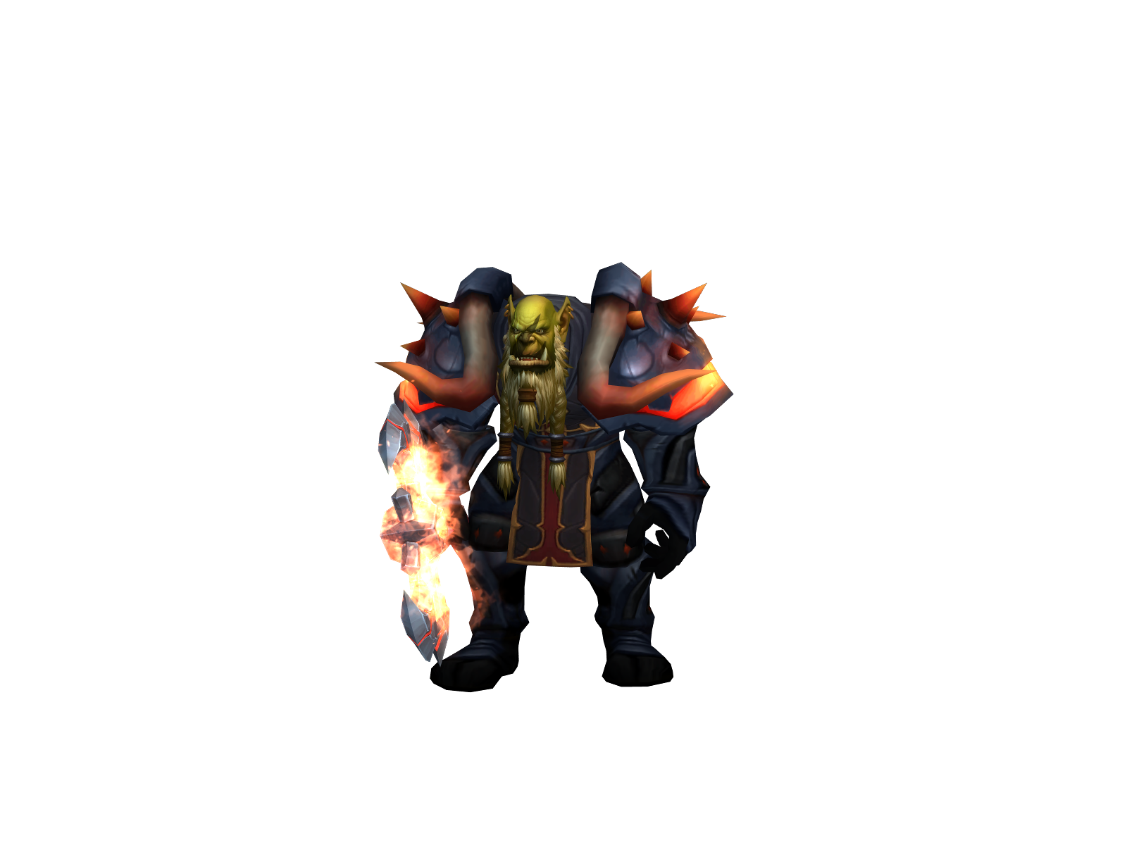 Grômmâsh 3D character render