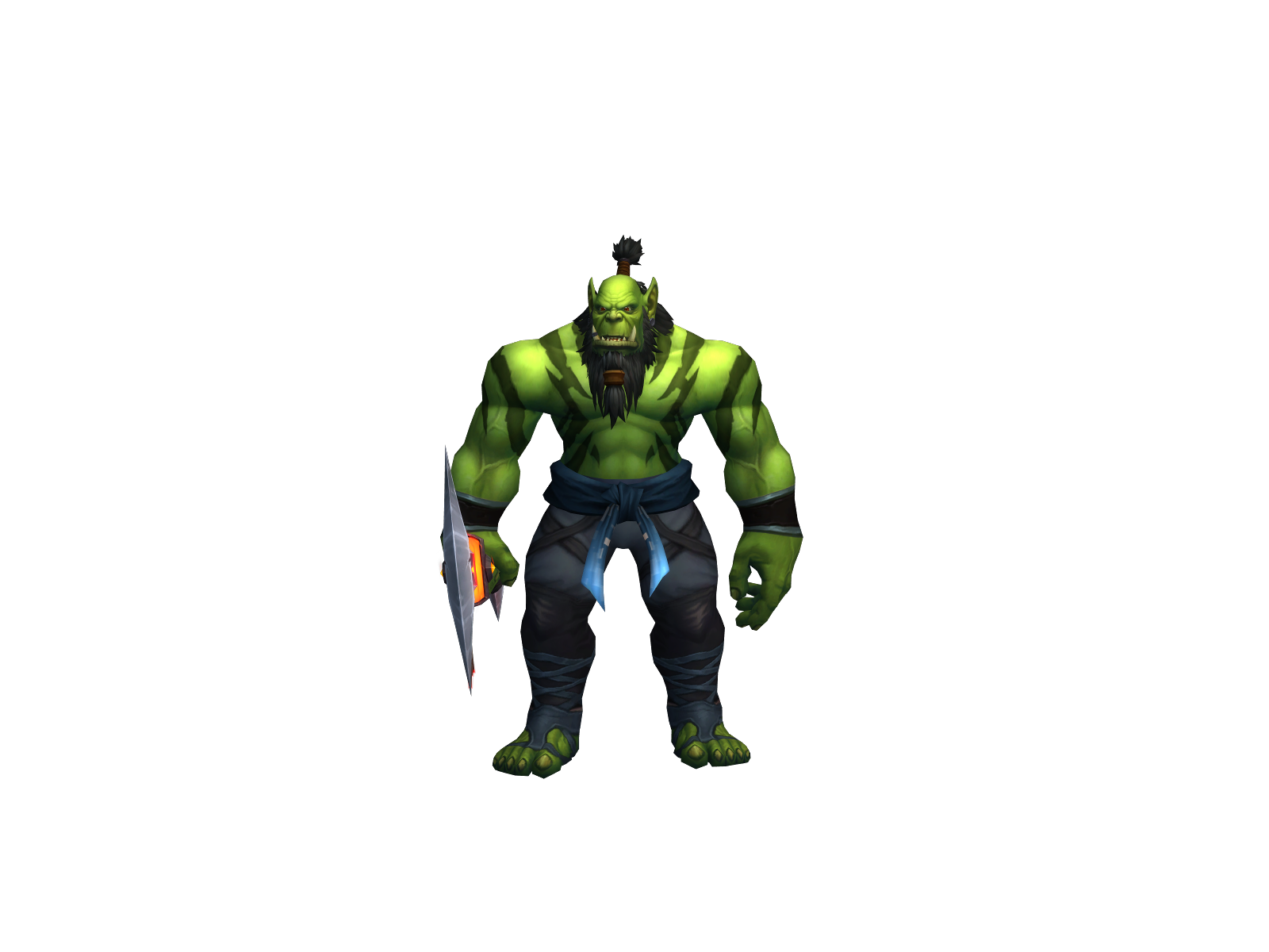 Shoura 3D character render