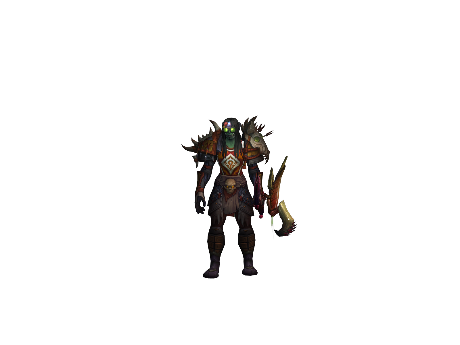 Nãstý 3D character render