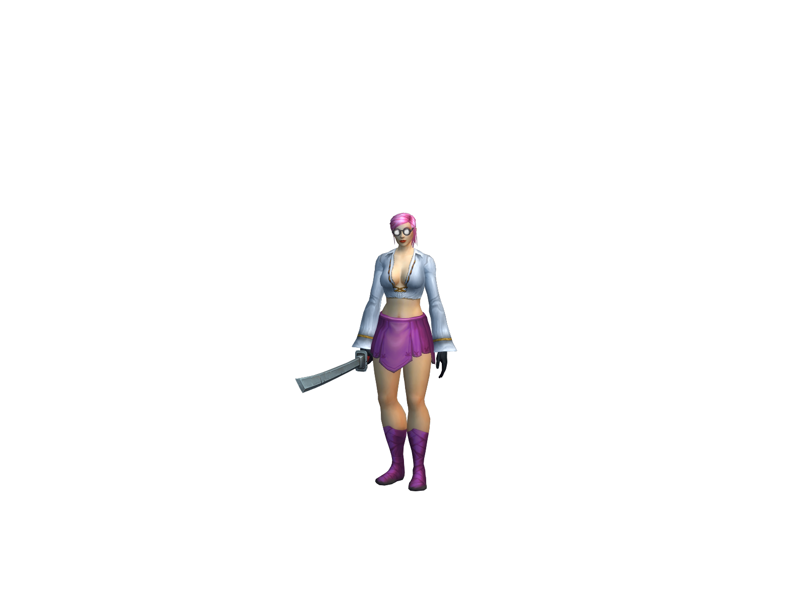 Ypoøuq 3D character render