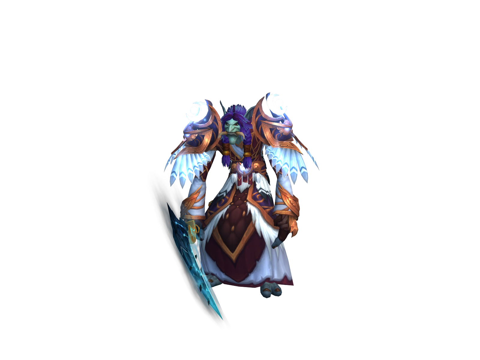 Voløv 3D character render