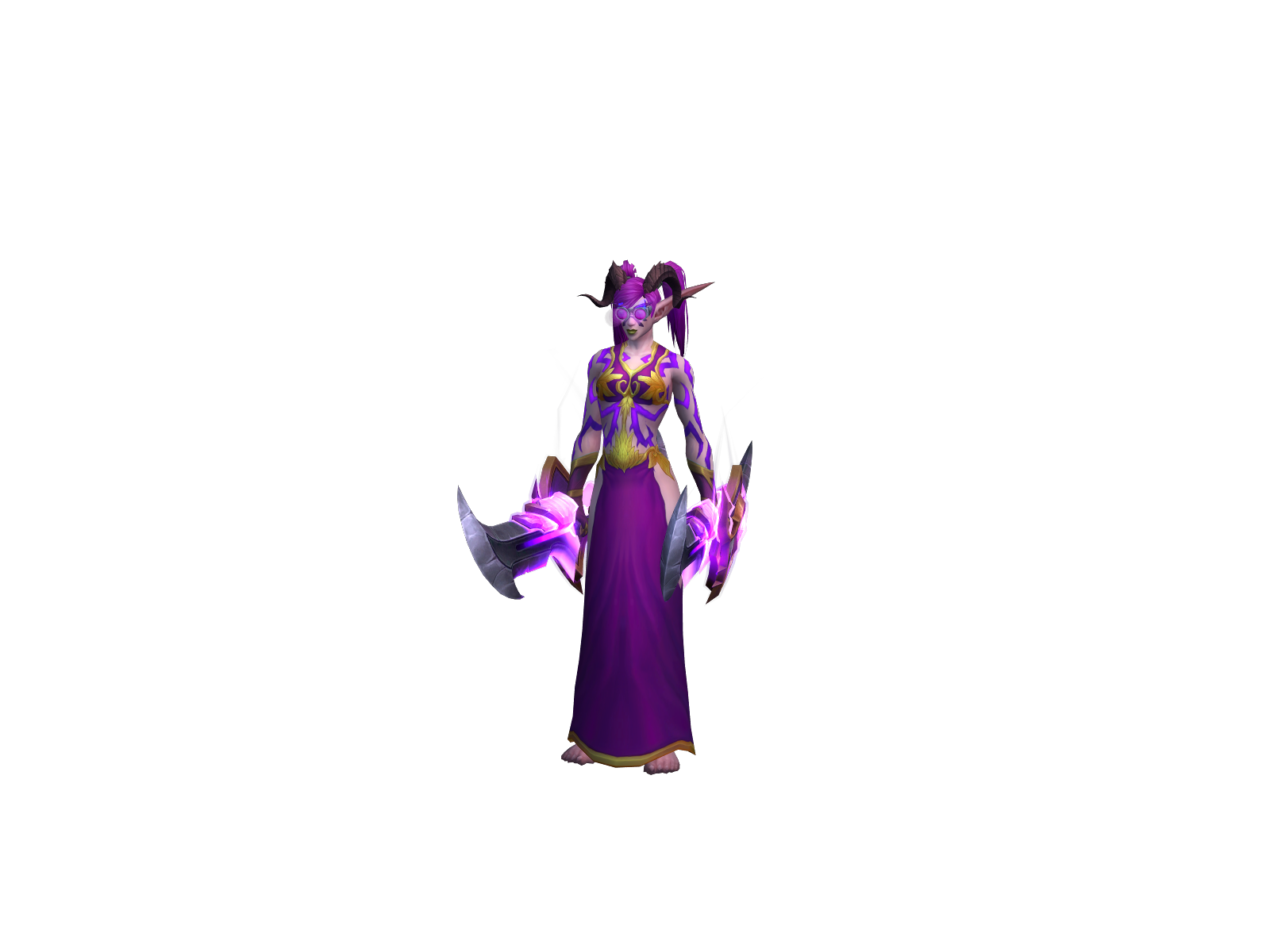 Demonqt 3D character render