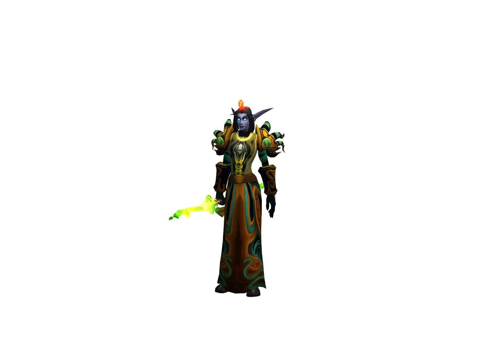 Crygød 3D character render