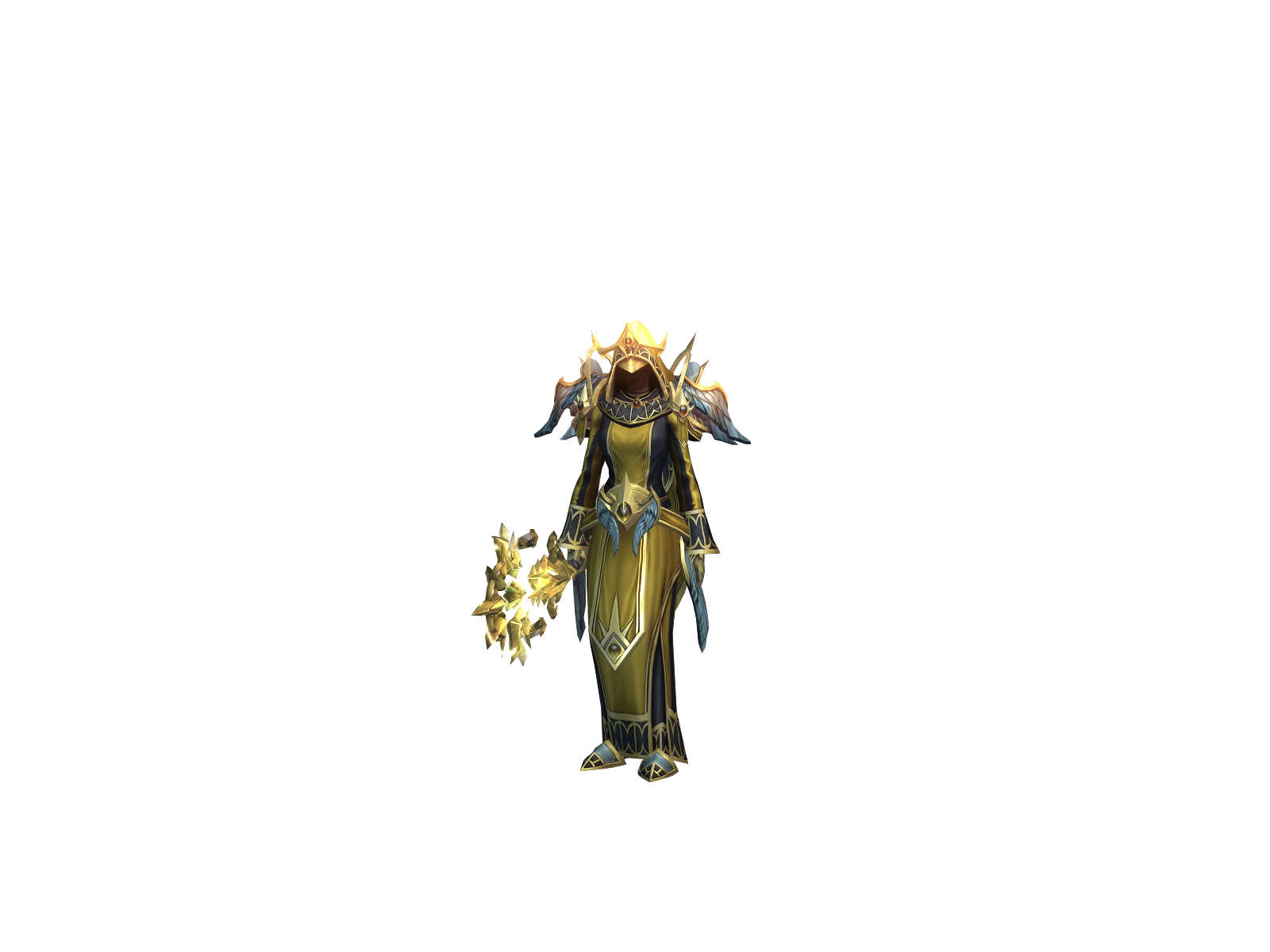 Triste 3D character render