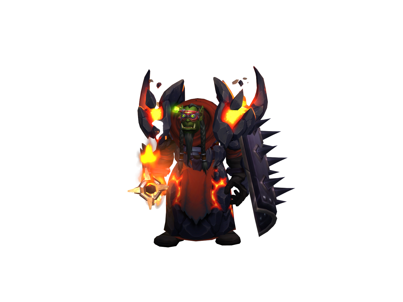 Curlyøne 3D character render