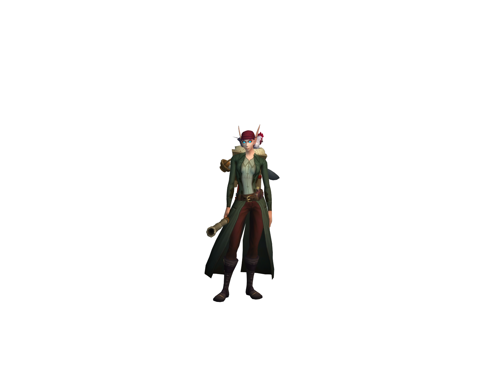 Discogrape 3D character render