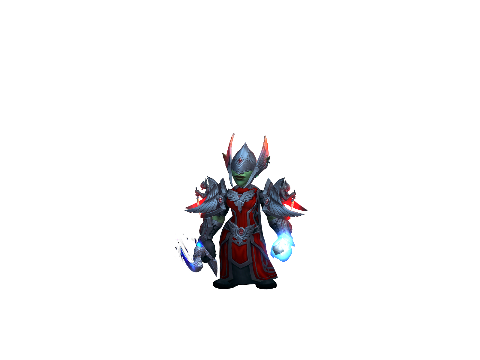 Ylly 3D character render