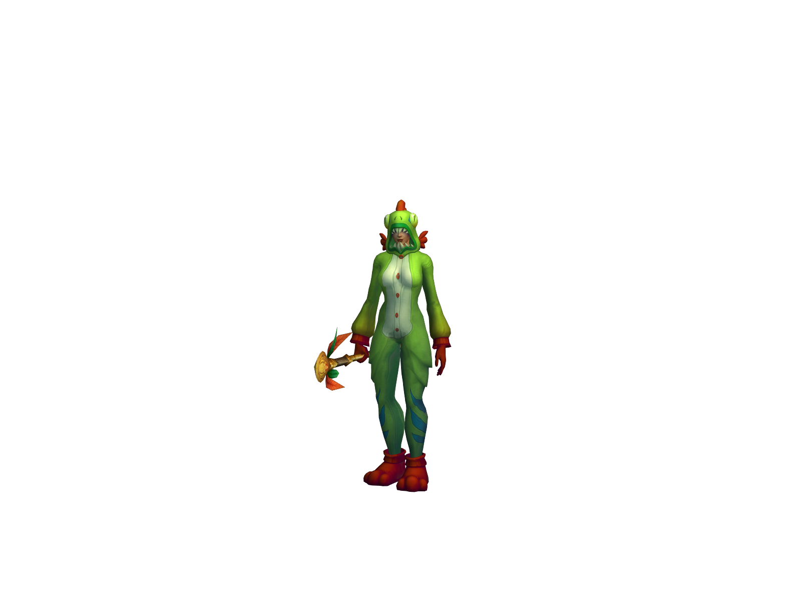 fedorà 3D character render