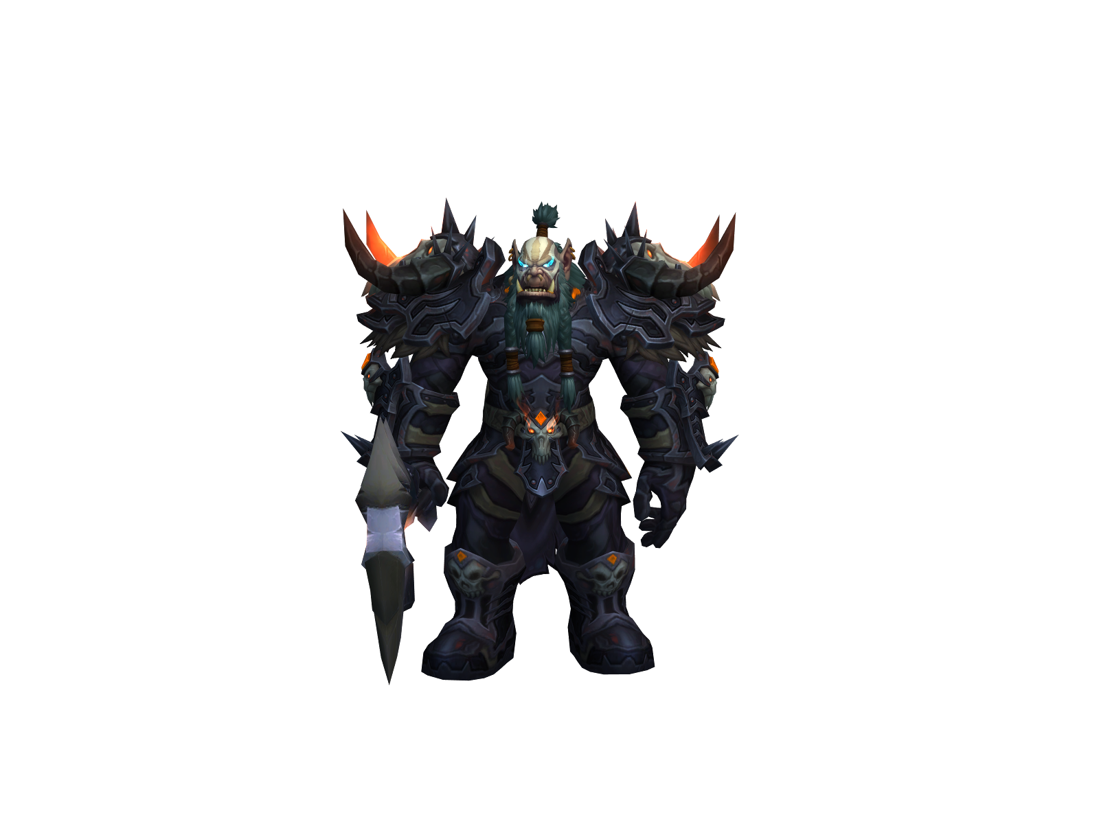 Nékrómánt 3D character render