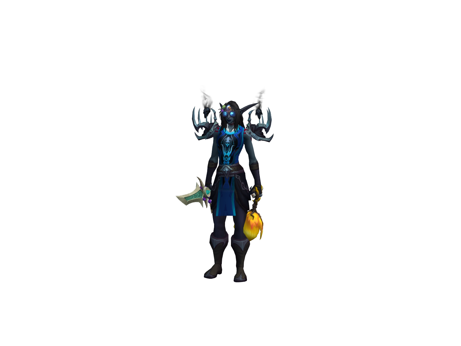 Bombercurse 3D character render