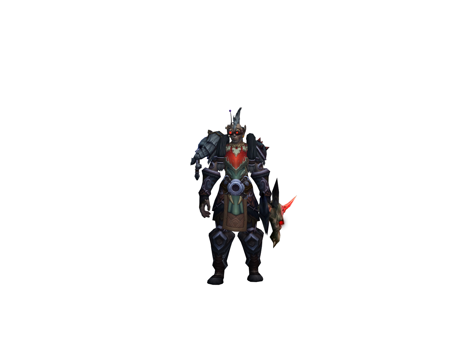 Doktâpown 3D character render