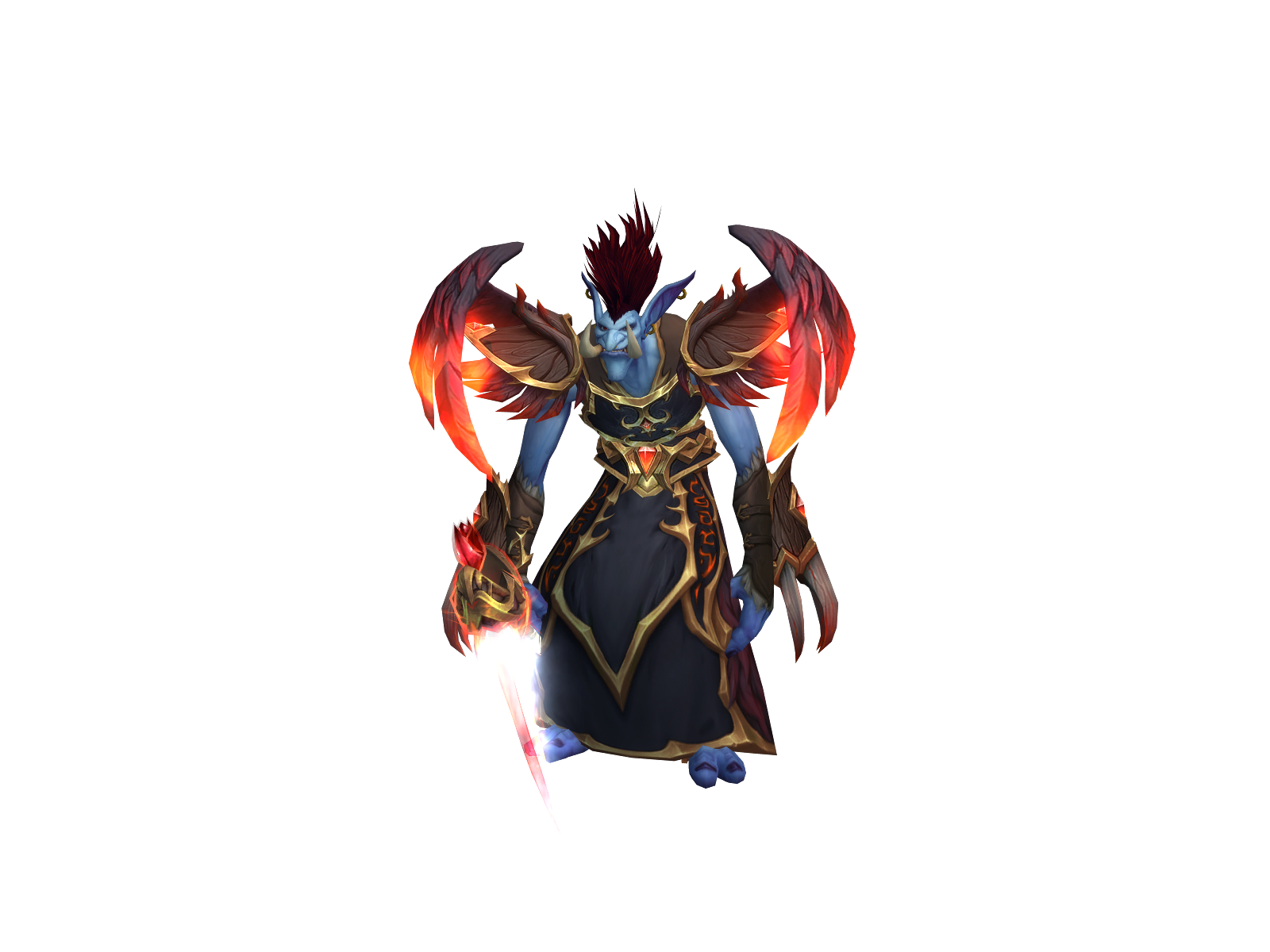 Clawdust 3D character render