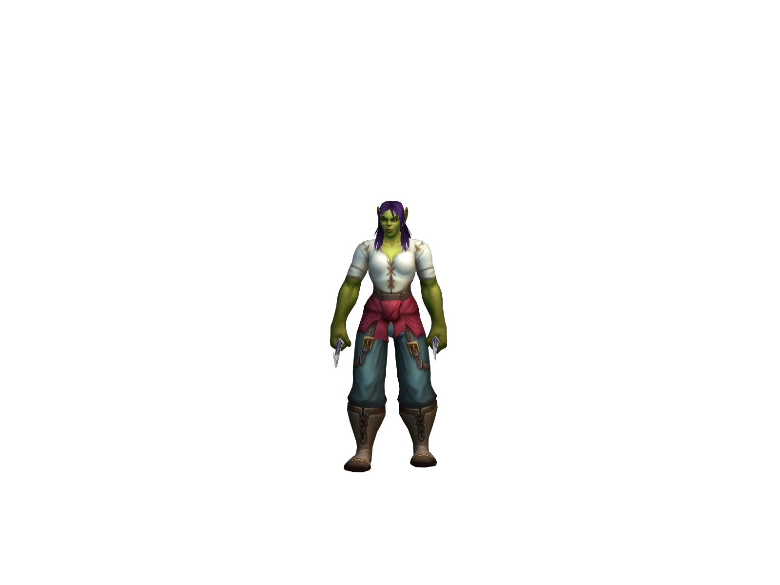 Kanaille 3D character render