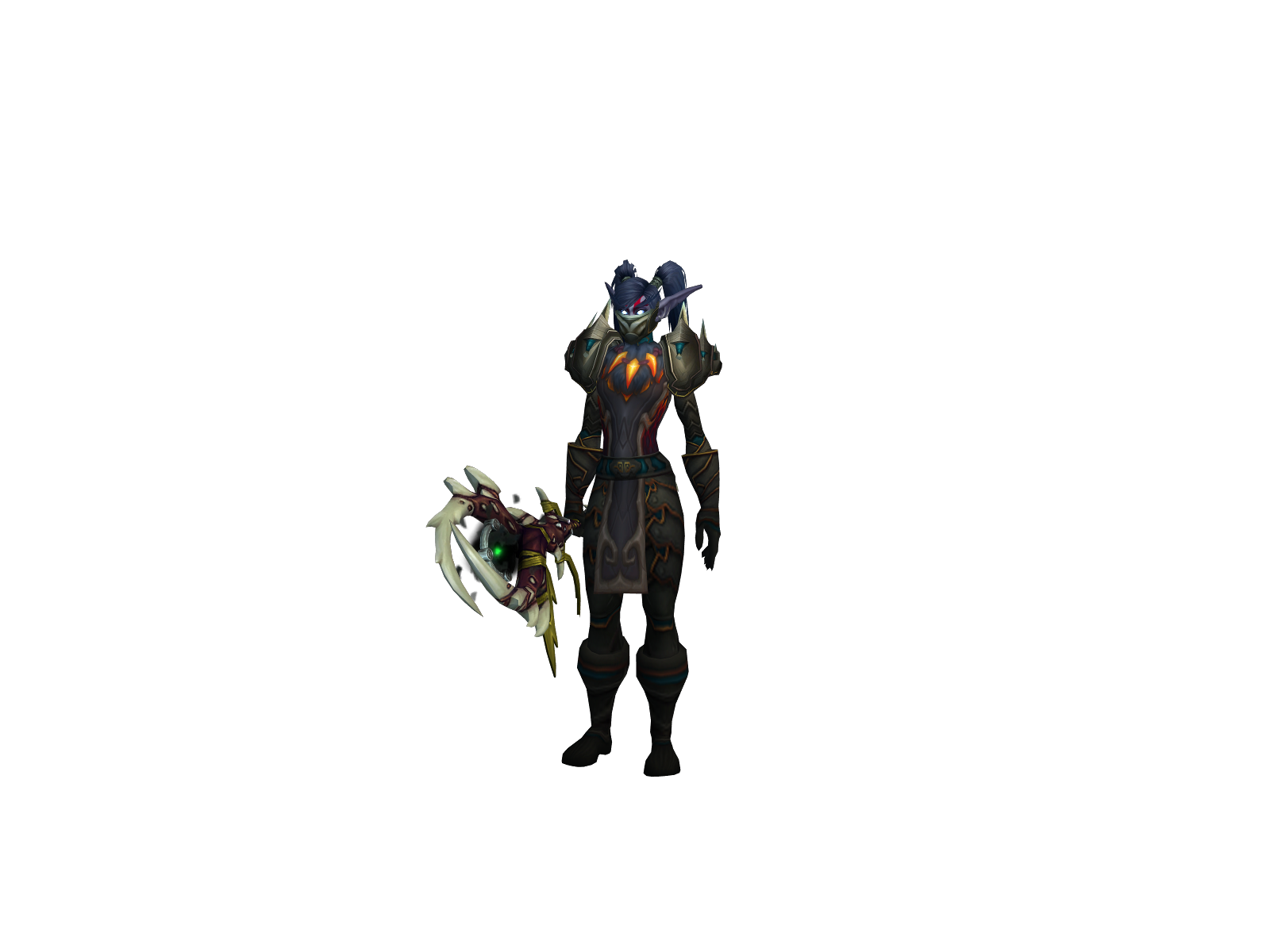 Hollymedxq 3D character render
