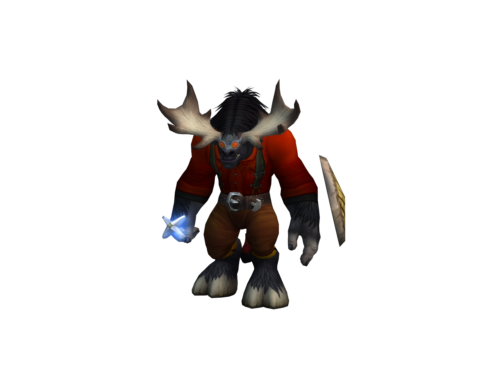 Shockmaxxer 3D character render