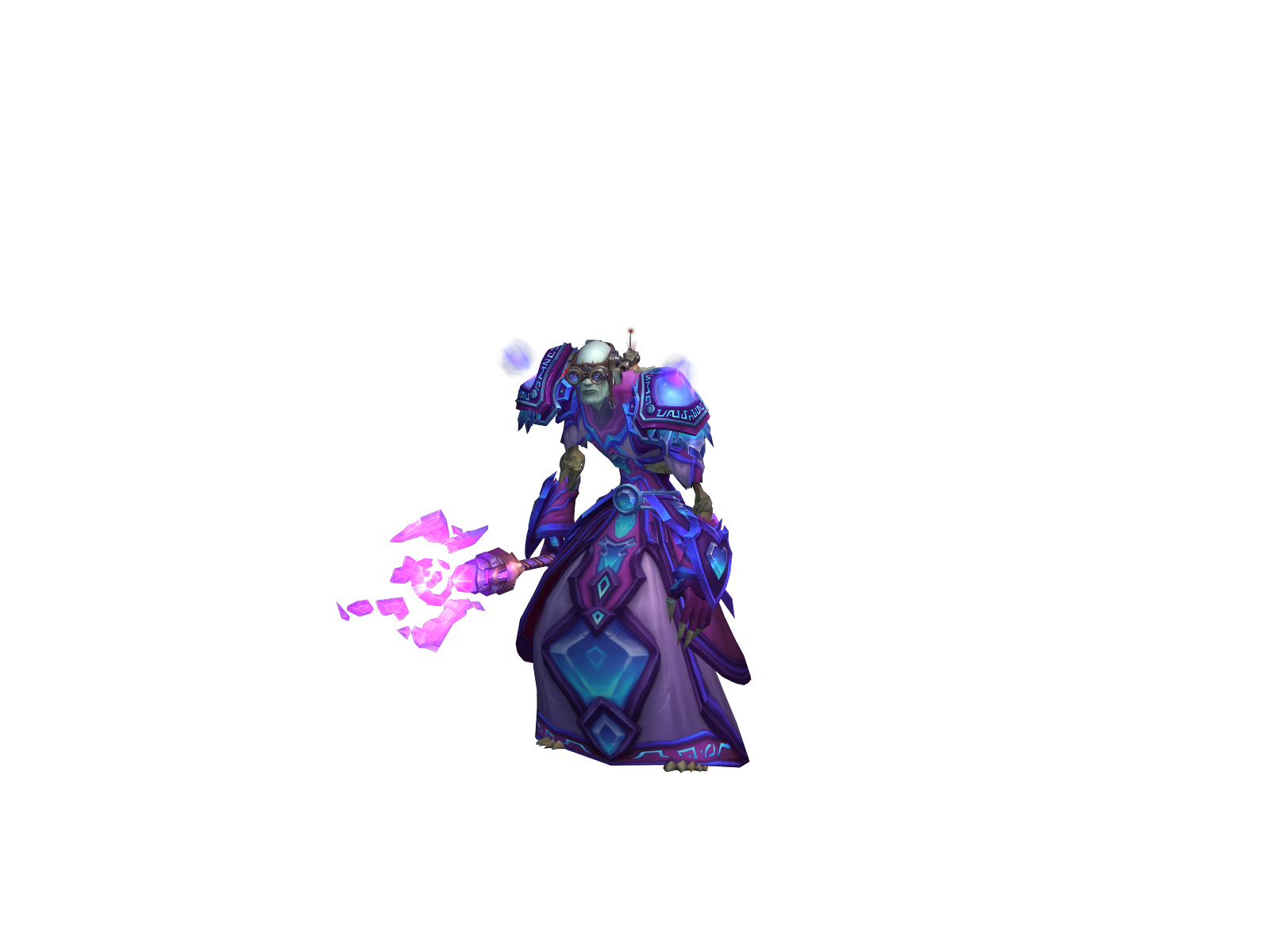 Feroxita 3D character render