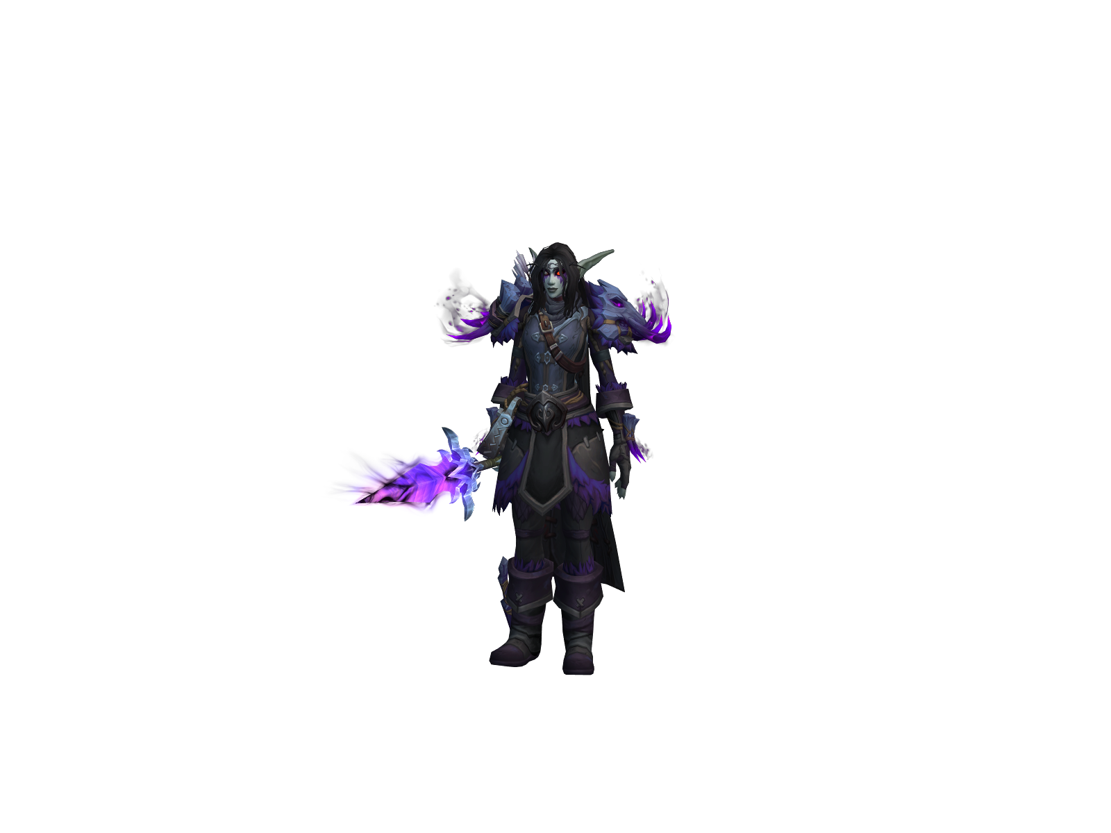 Melna 3D character render