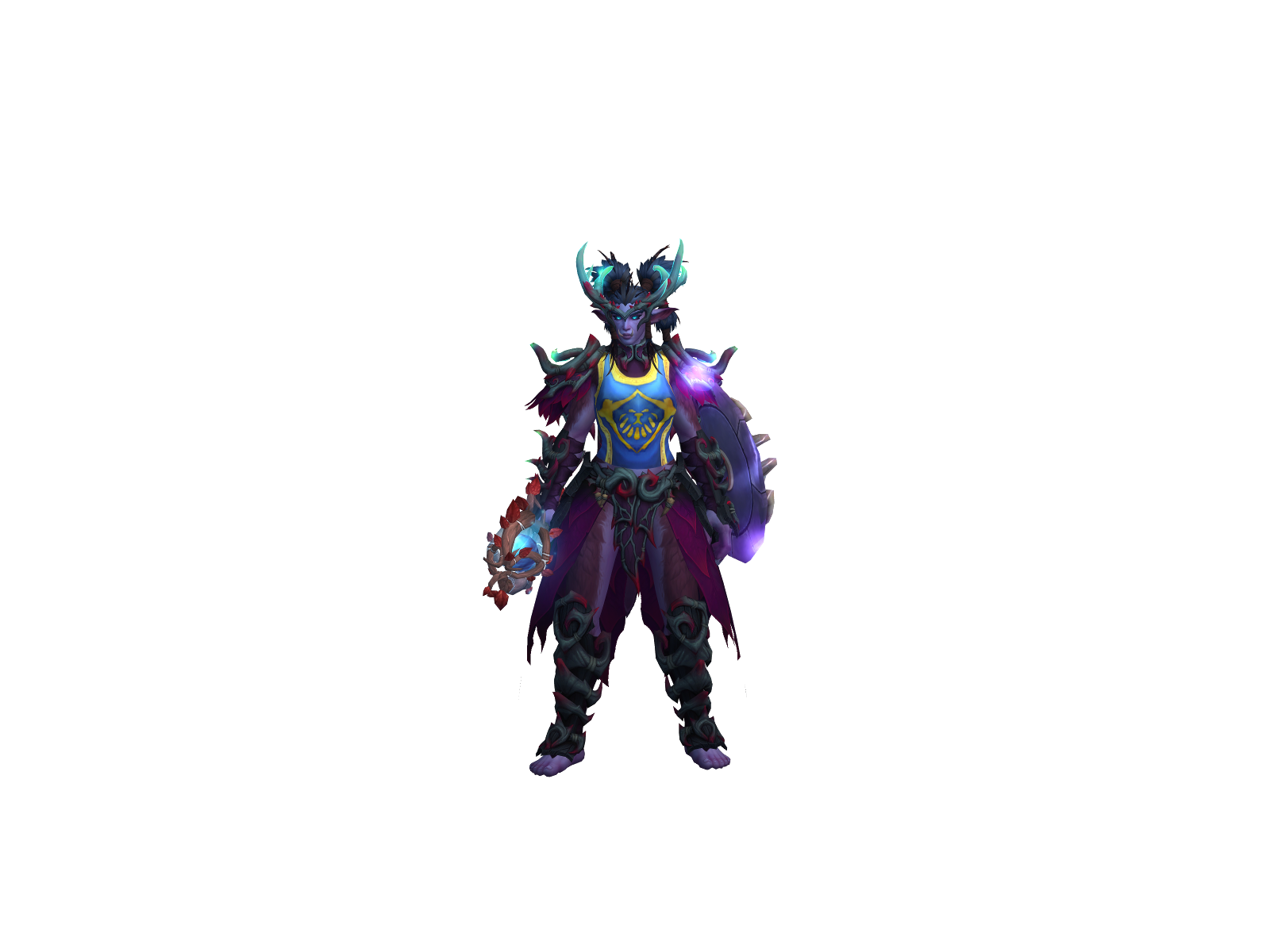 Mayvor 3D character render