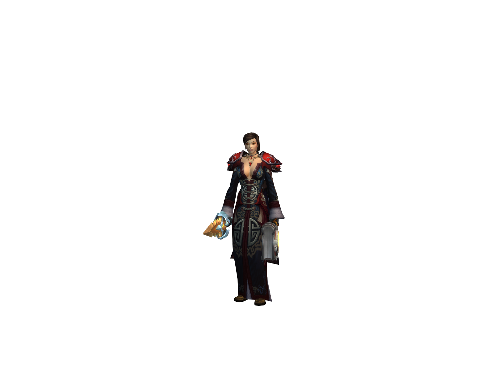 Kamisa 3D character render