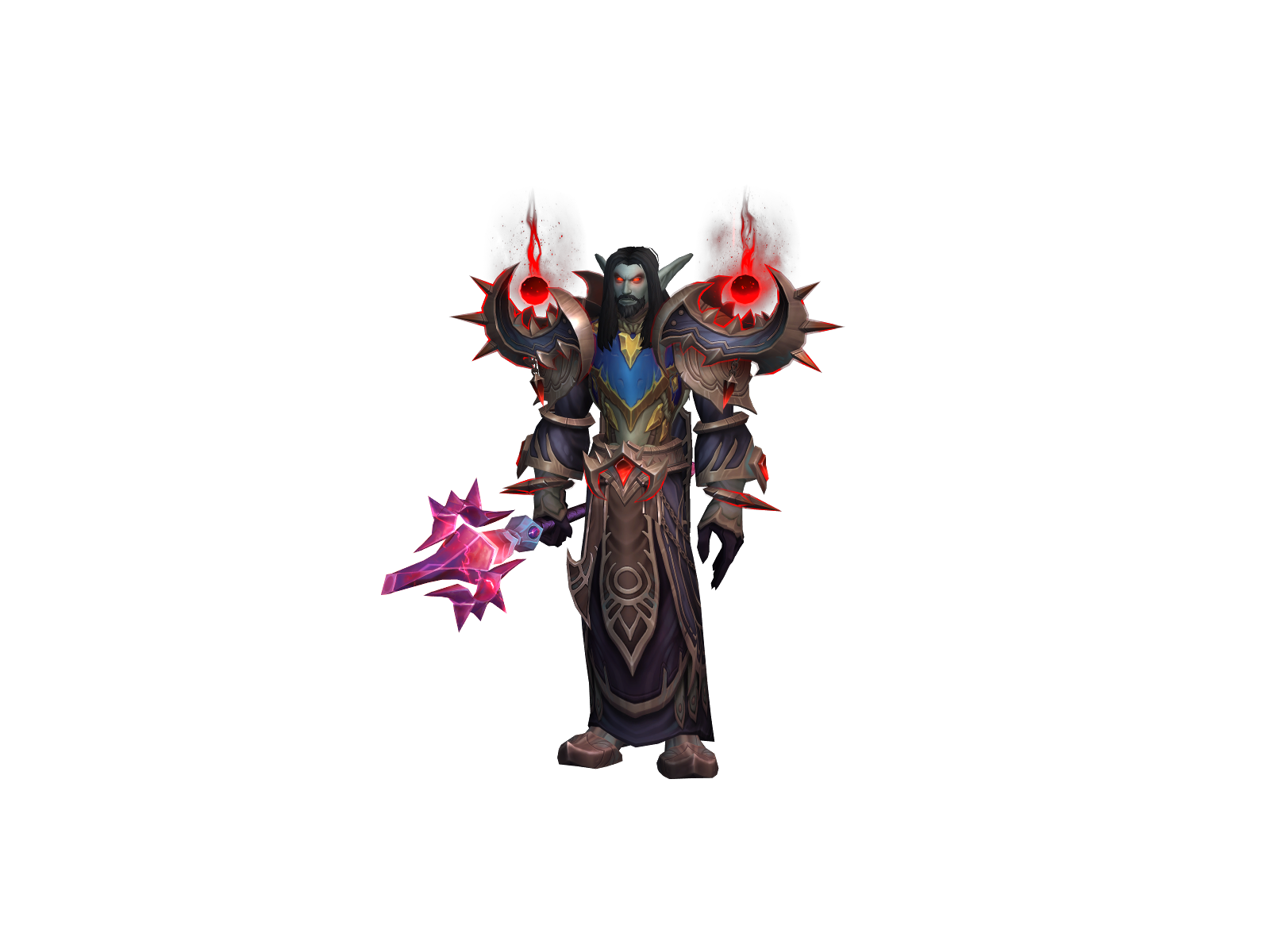 Satisfied 3D character render