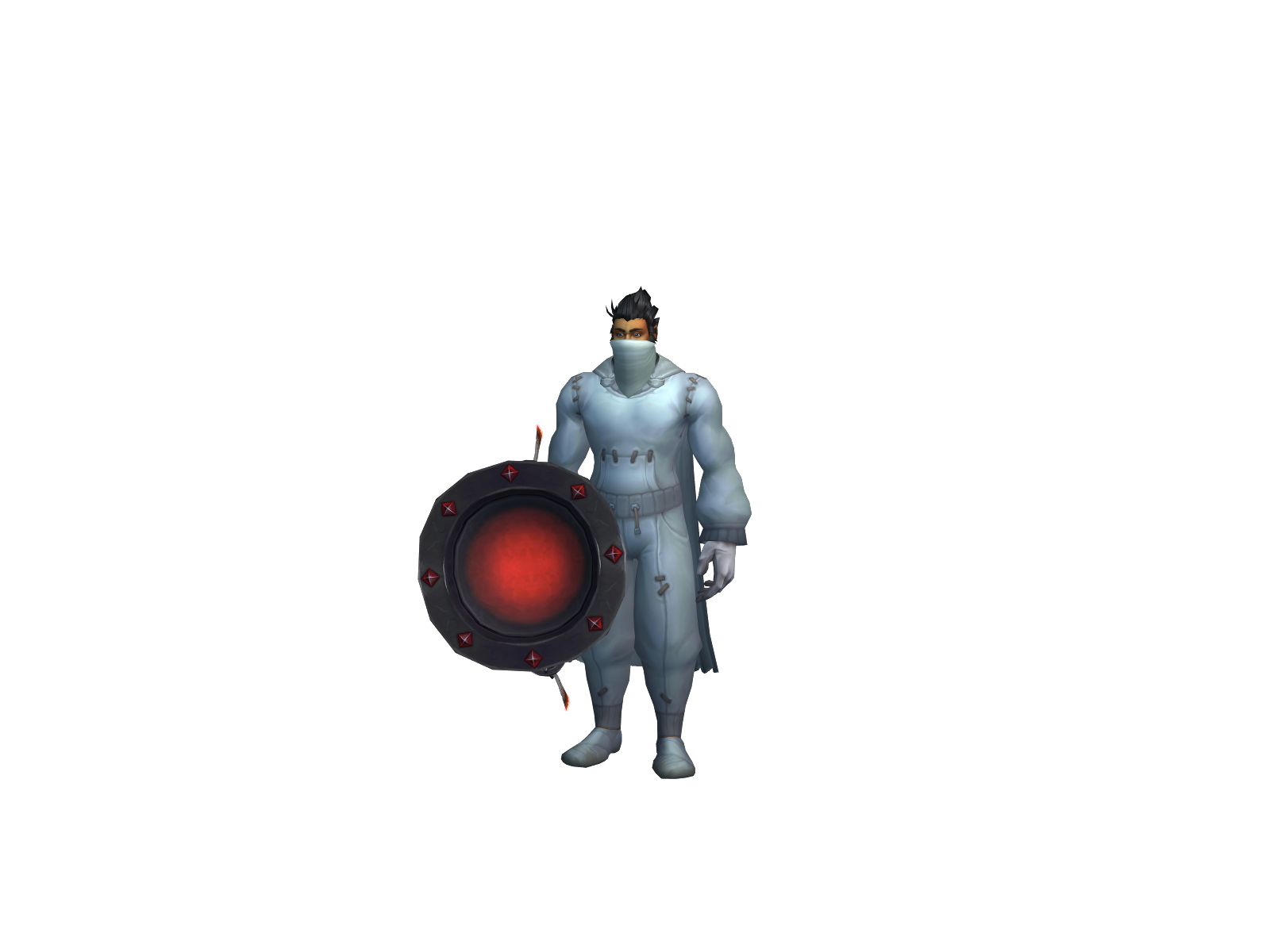 Mustneed 3D character render