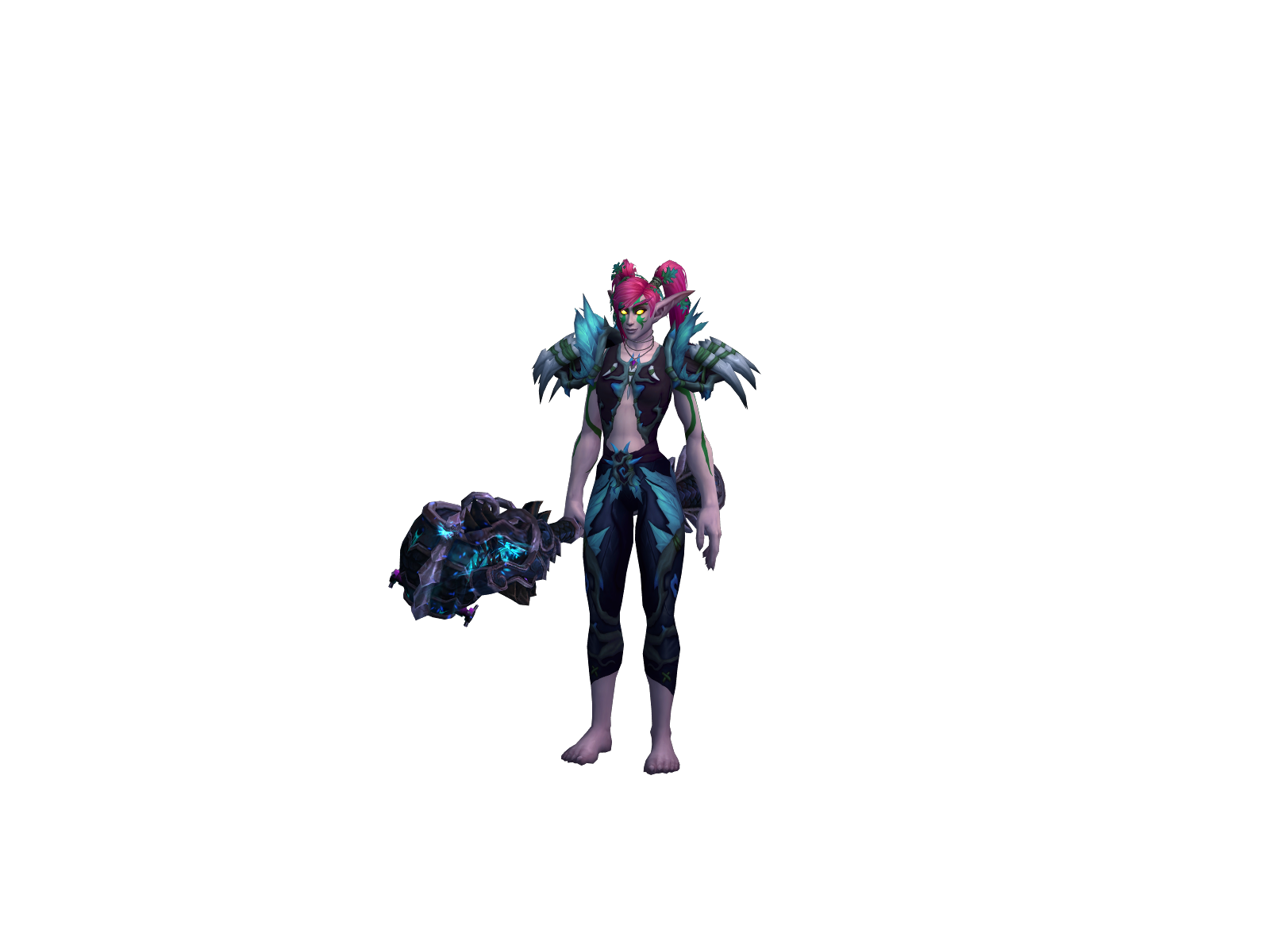 Nebelnadja 3D character render