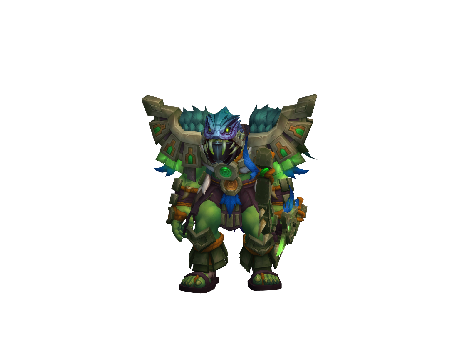 Bogenolaf 3D character render