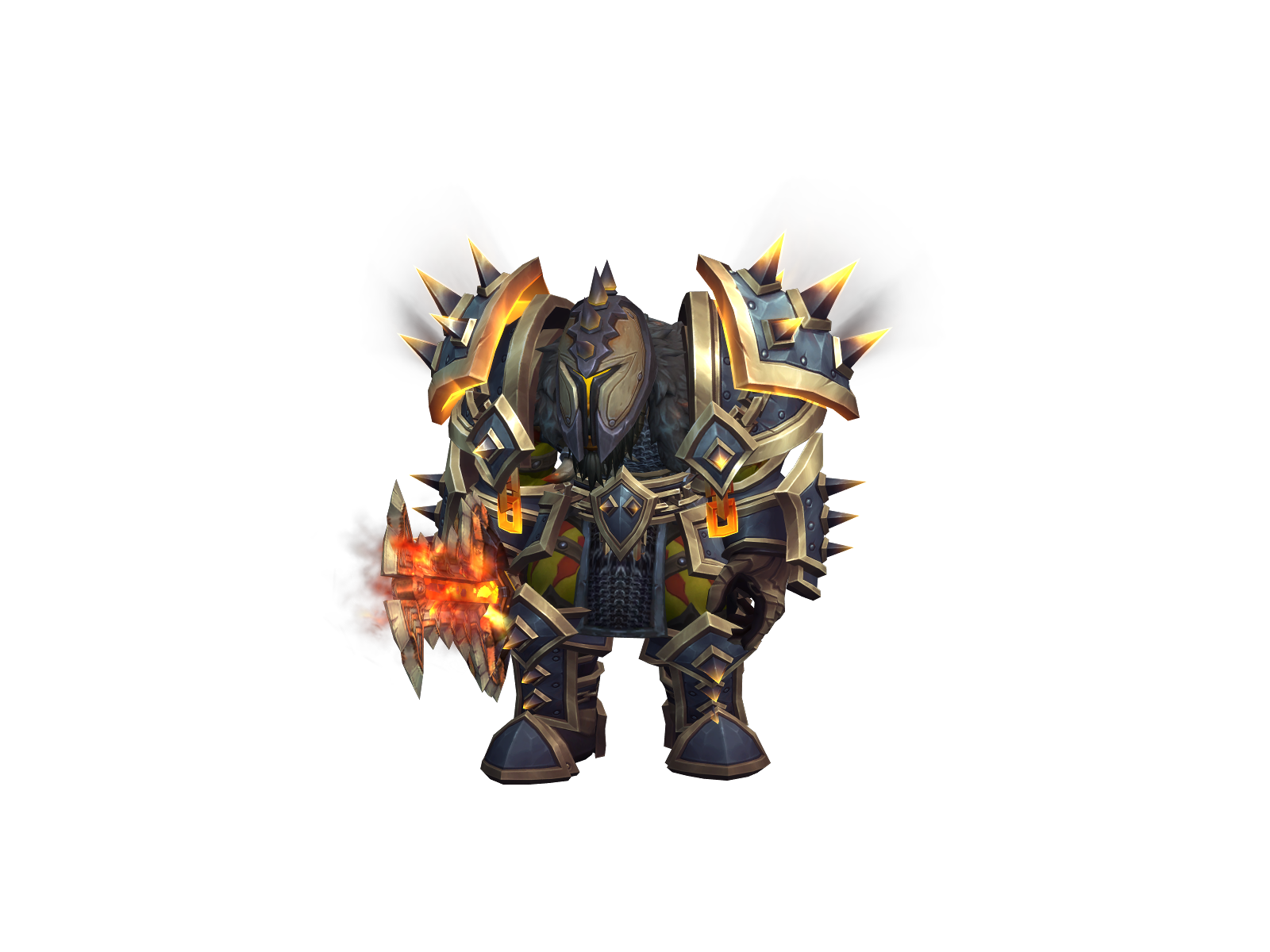 Grámosh 3D character render