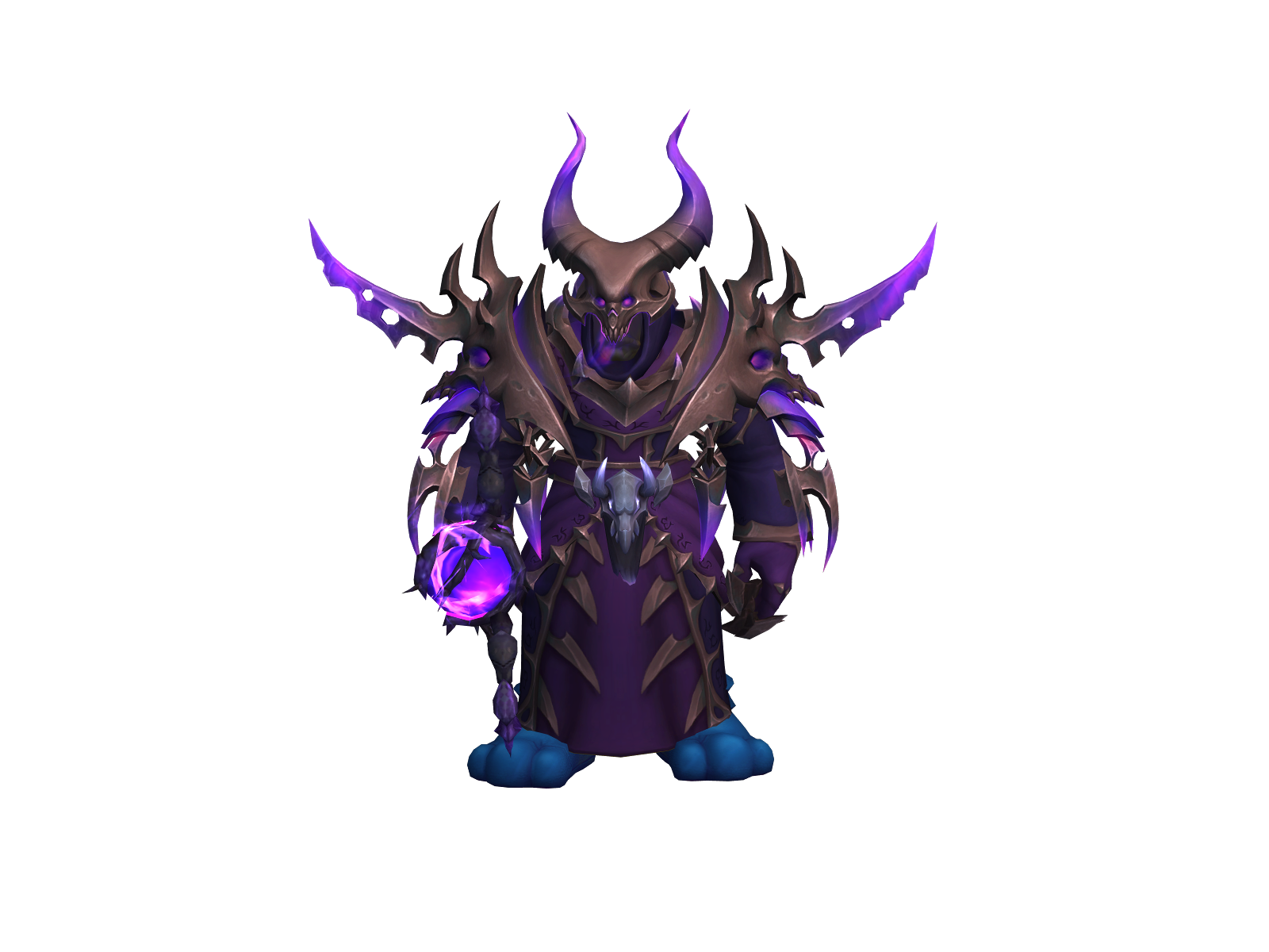 Blackhâraz 3D character render