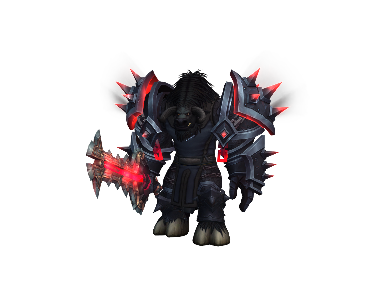 Cownán 3D character render