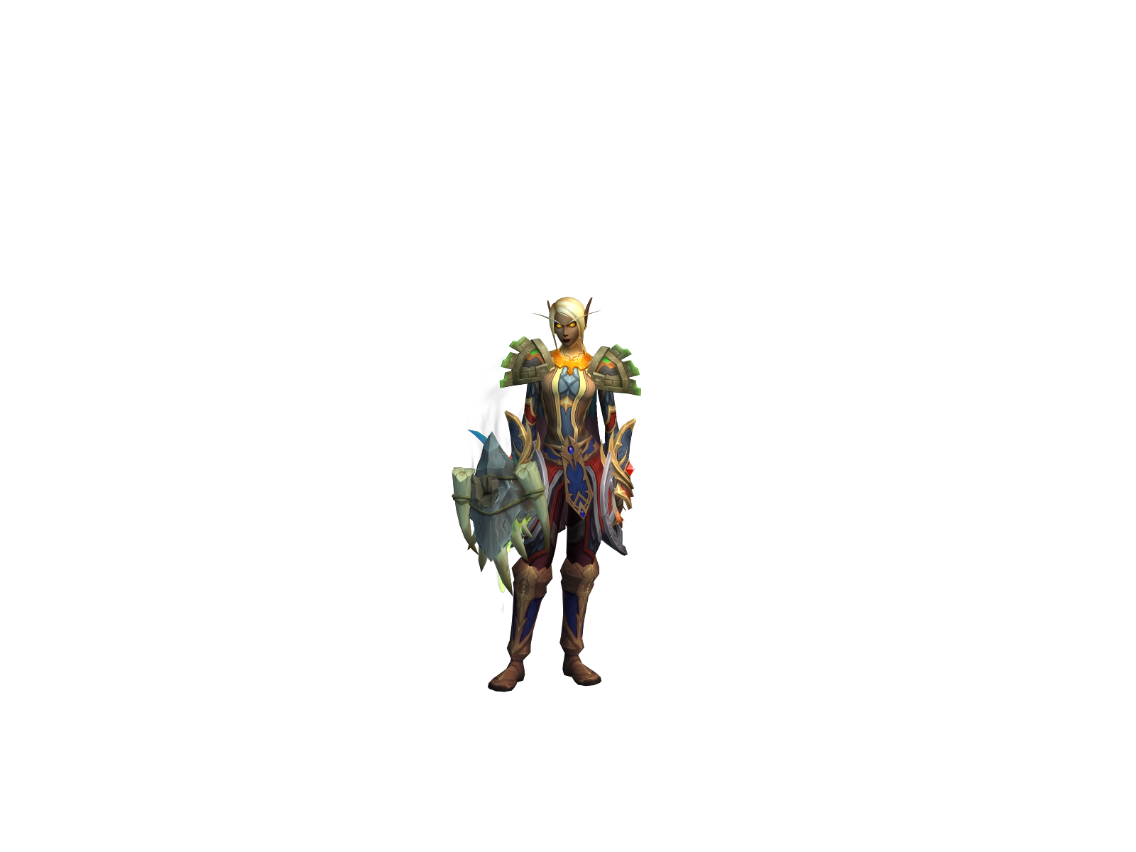 Êlodie 3D character render